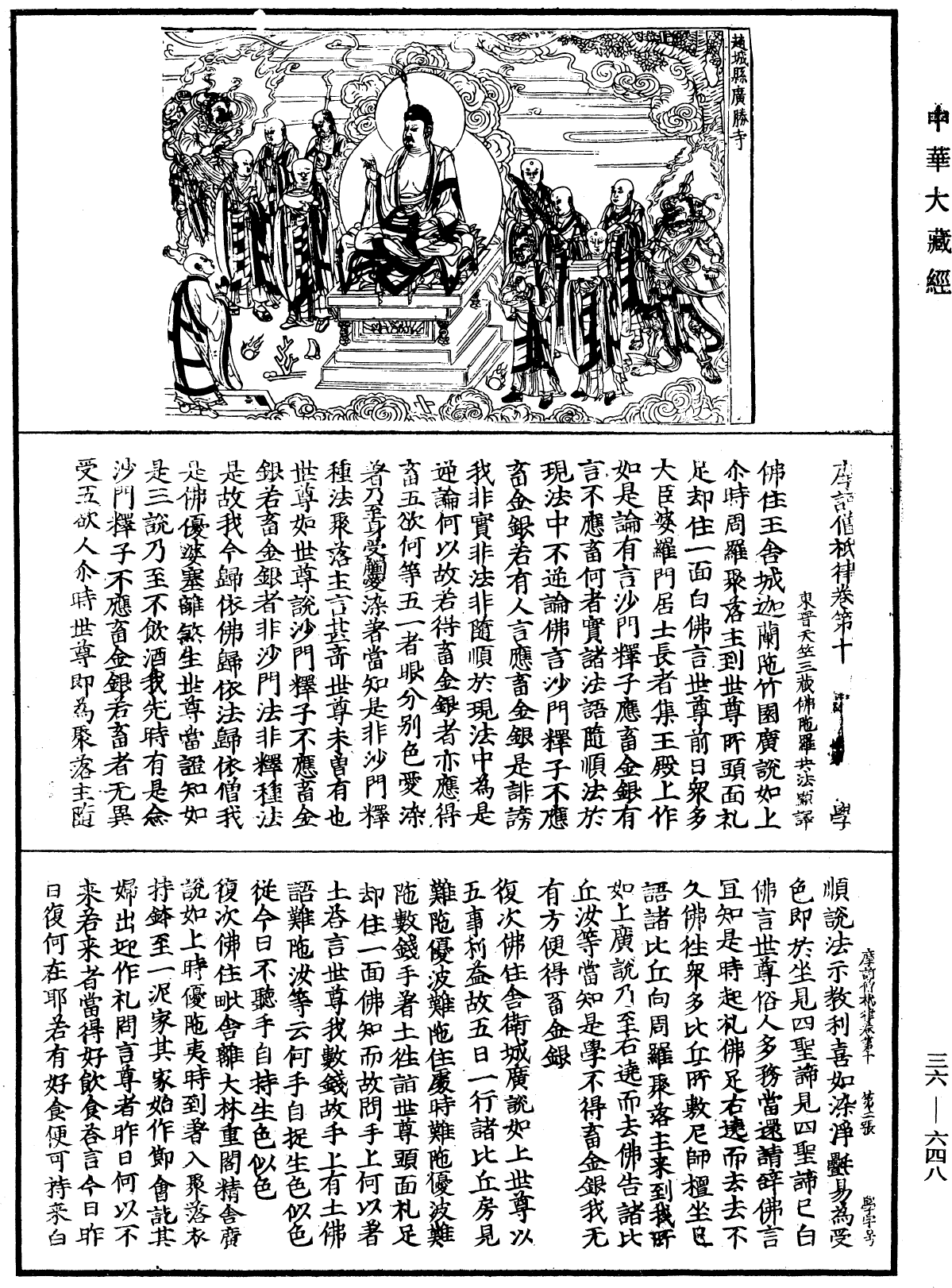 摩訶僧祇律《中華大藏經》_第36冊_第0648頁