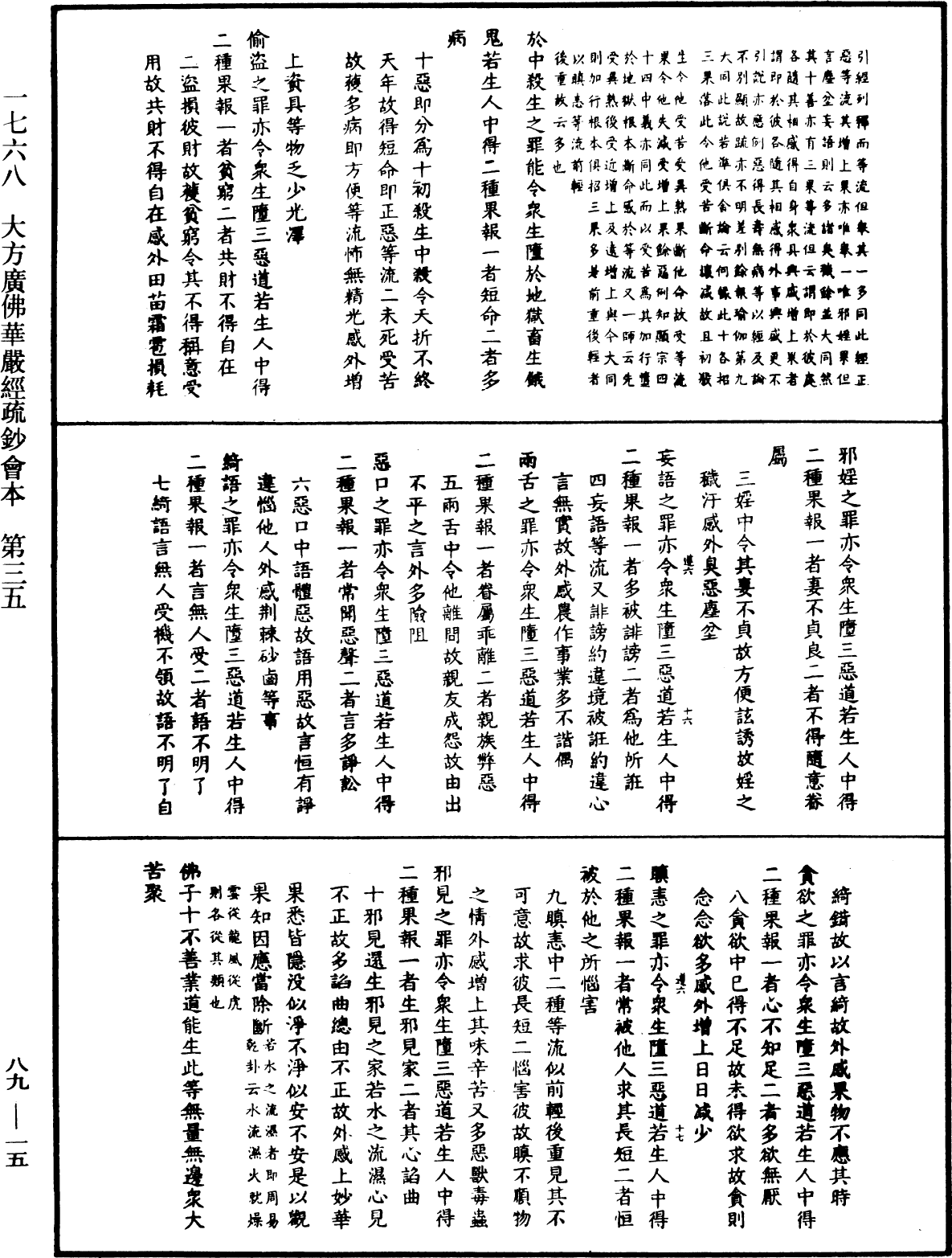 大方廣佛華嚴經疏鈔會本《中華大藏經》_第89冊_第015頁