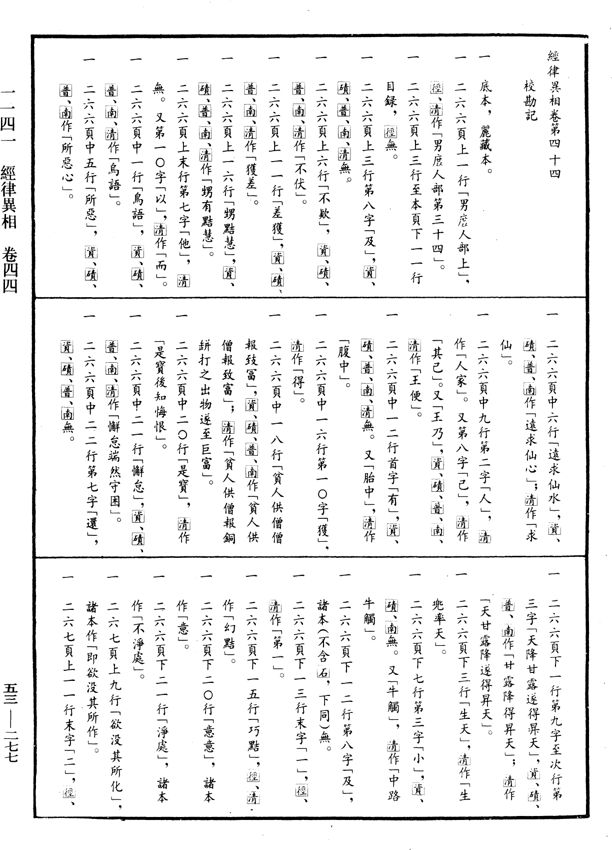 经律异相《中华大藏经》_第53册_第277页