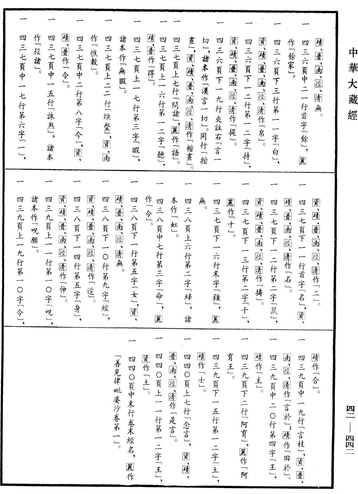 File:《中華大藏經》 第42冊 第442頁.png