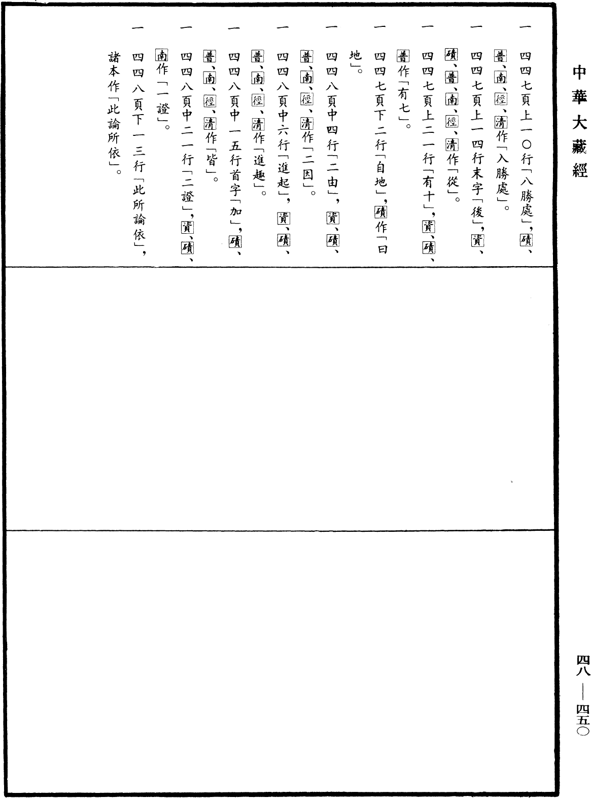 阿毗達磨藏顯宗論《中華大藏經》_第48冊_第0450頁