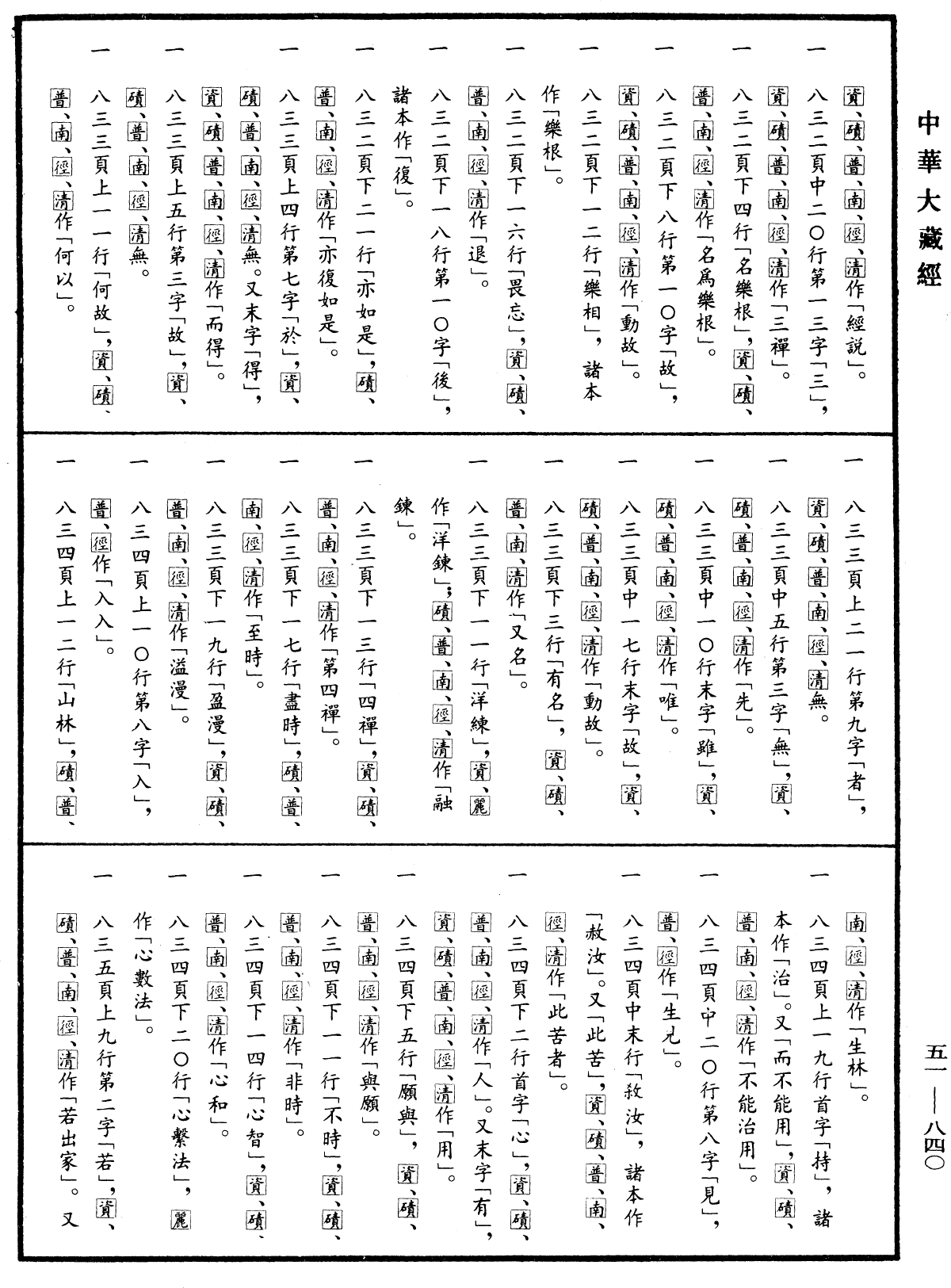 禅法要解《中华大藏经》_第51册_第840页