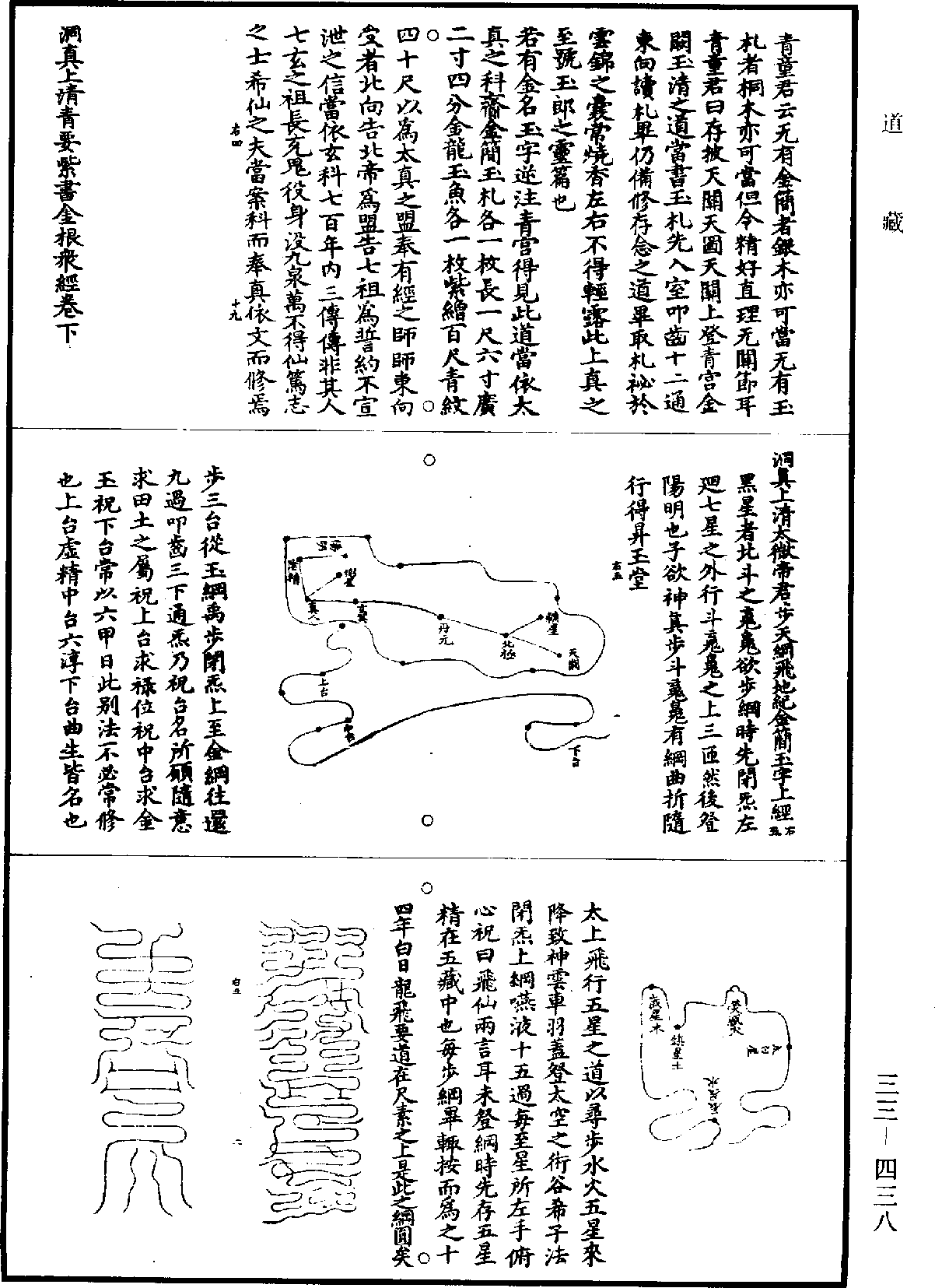 洞真上清太微帝君步天綱飛地紀金簡玉字上經《道藏》第33冊_第438頁