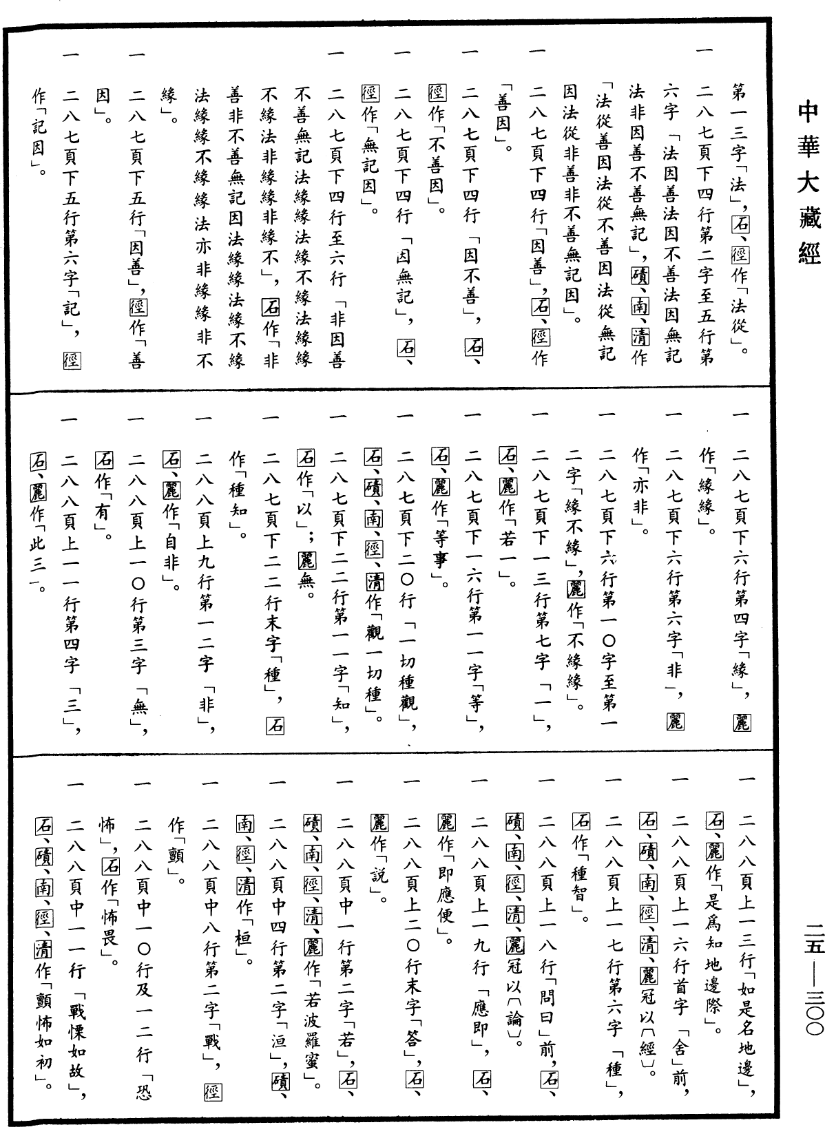 File:《中華大藏經》 第25冊 第300頁.png