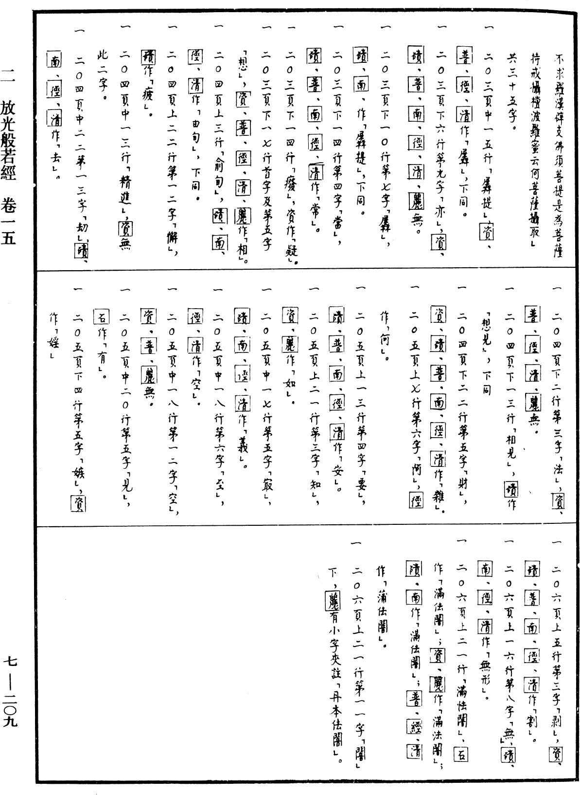 放光摩訶般若波羅蜜經《中華大藏經》_第7冊_第0209頁15