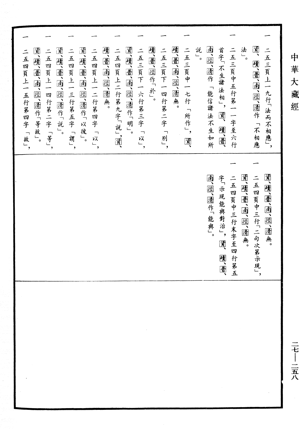 File:《中華大藏經》 第27冊 第258頁.png