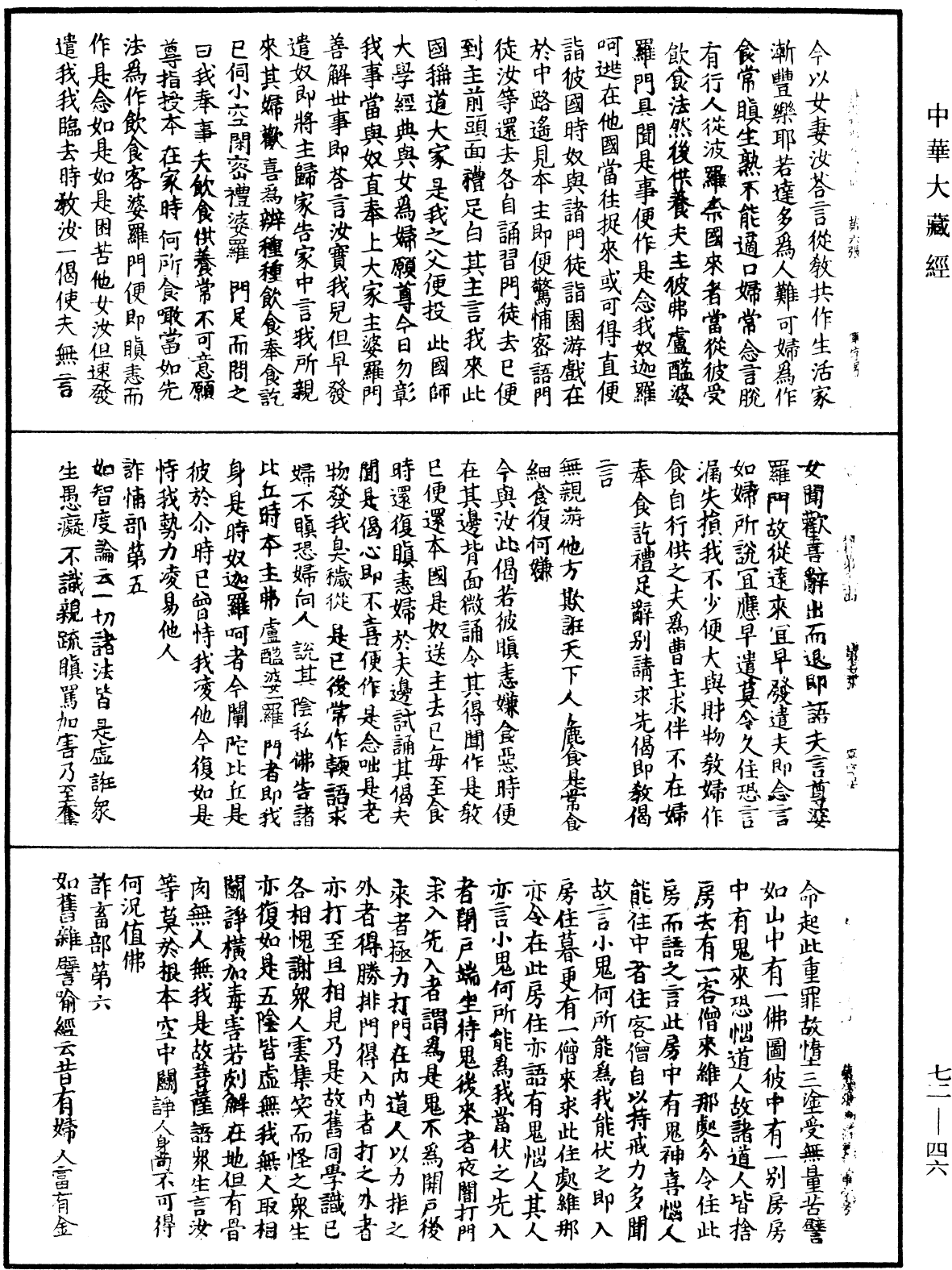 法苑珠林《中華大藏經》_第72冊_第046頁