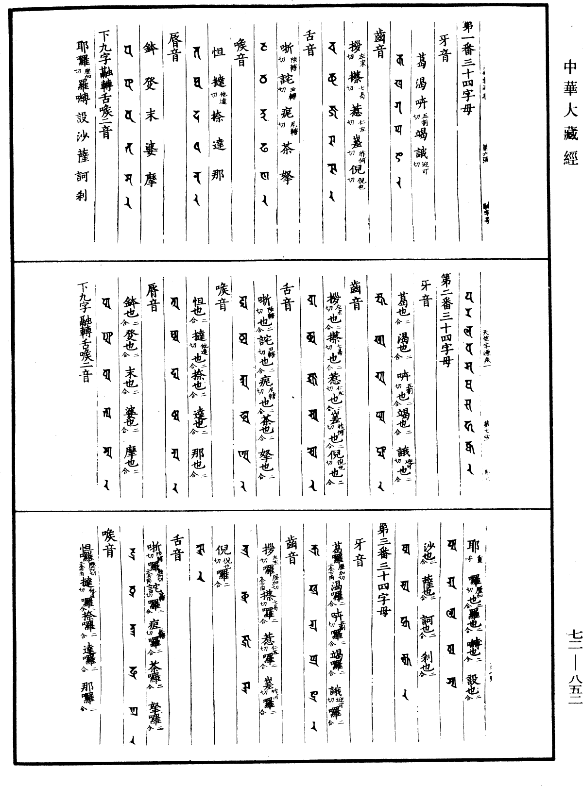 File:《中華大藏經》 第72冊 第852頁.png