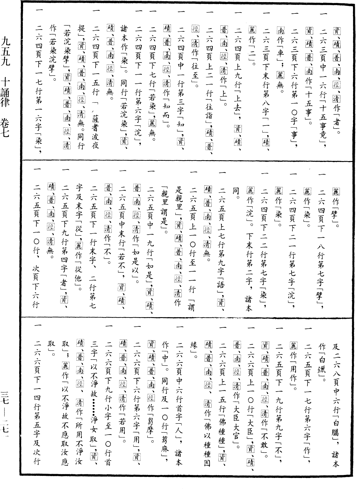 十誦律《中華大藏經》_第37冊_第271頁