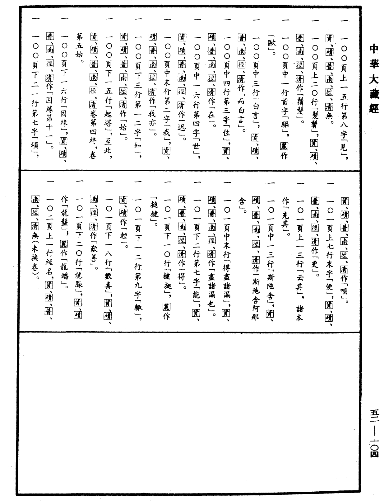 阿育王傳《中華大藏經》_第52冊_第104頁