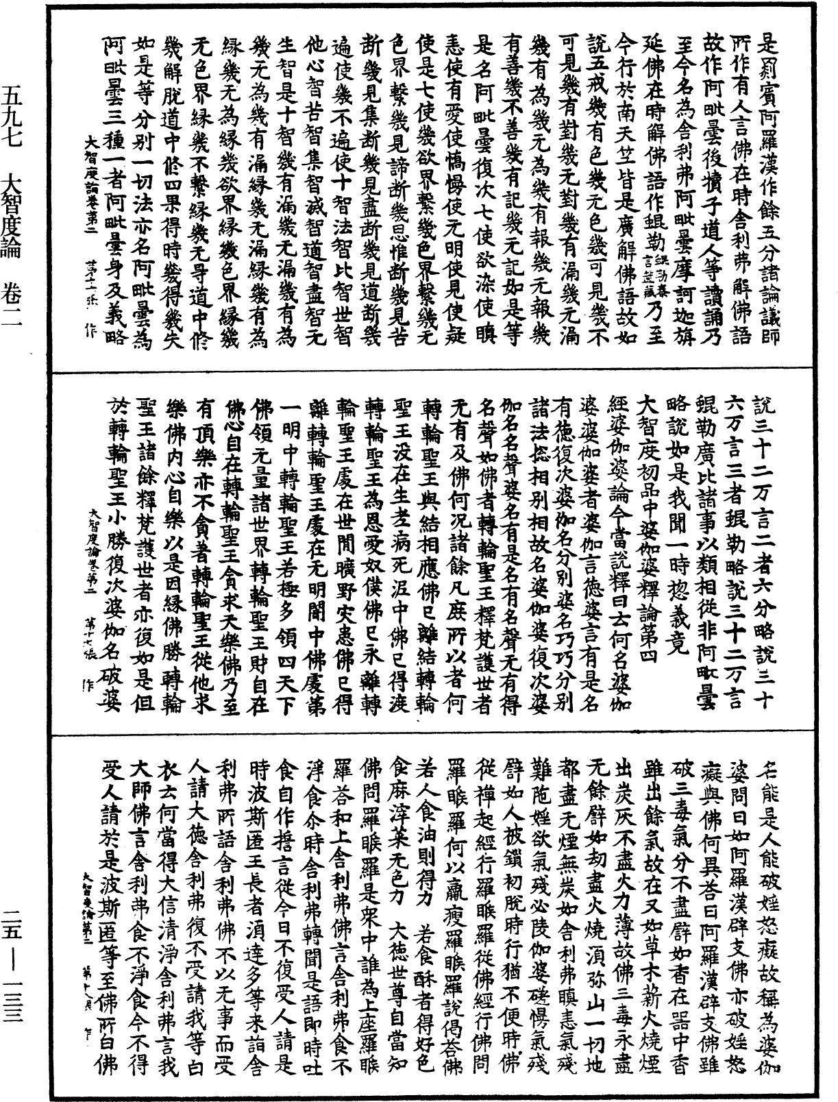 大智度論《中華大藏經》_第25冊_第133頁