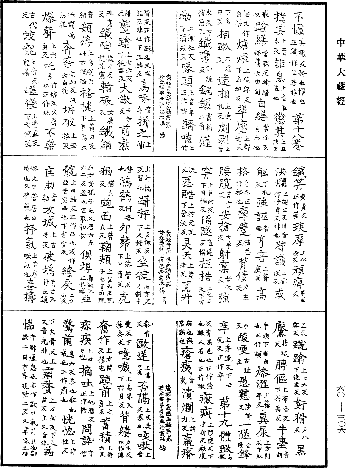 File:《中華大藏經》 第60冊 第0306頁.png