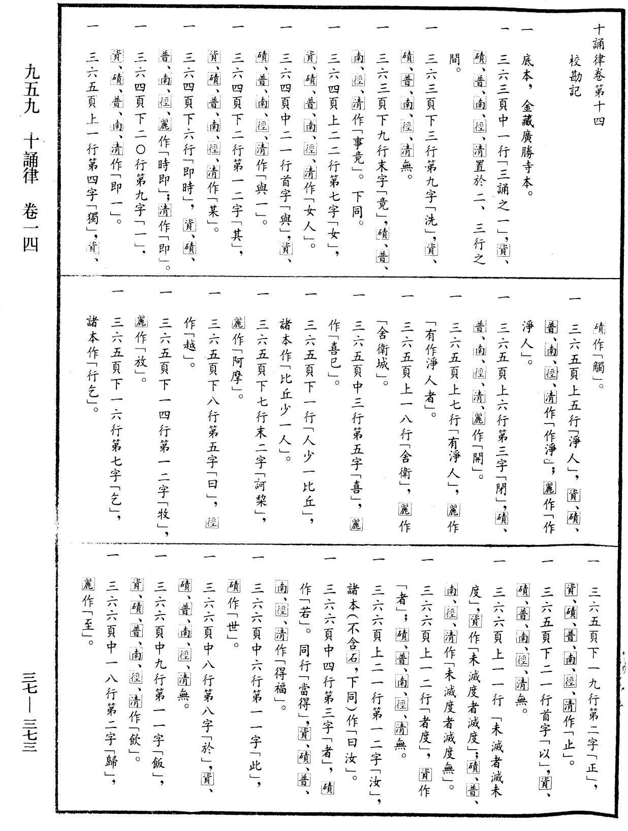 十誦律《中華大藏經》_第37冊_第373頁