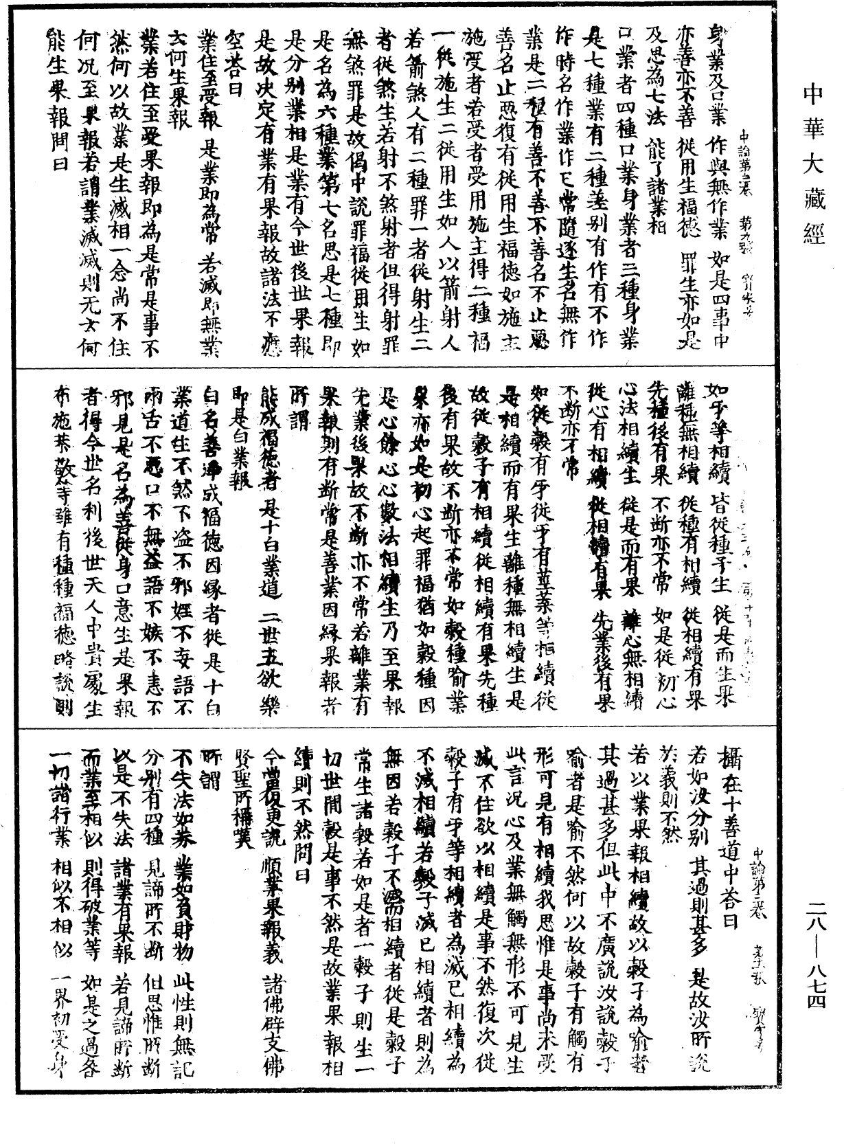 File:《中華大藏經》 第28冊 第0874頁.png