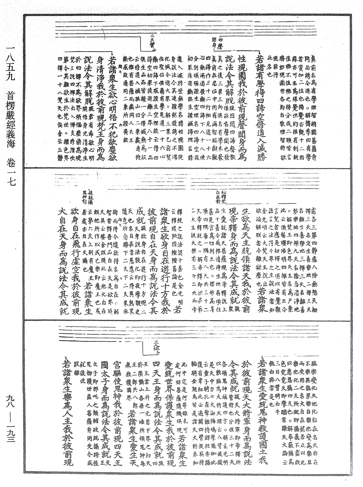 首楞嚴經義海《中華大藏經》_第98冊_第193頁