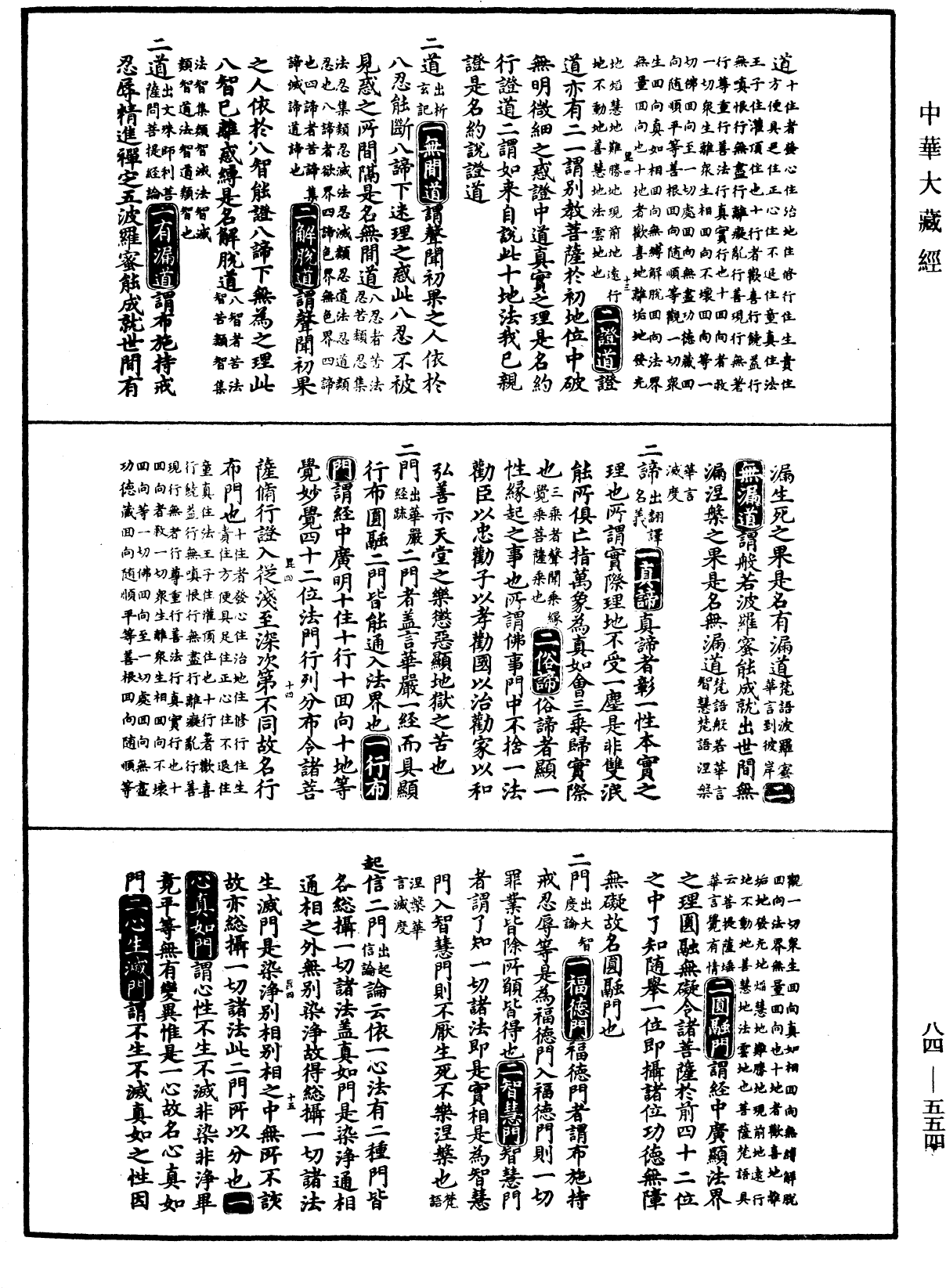 大明三藏法数(内总目二卷)《中华大藏经》_第84册_第0554页