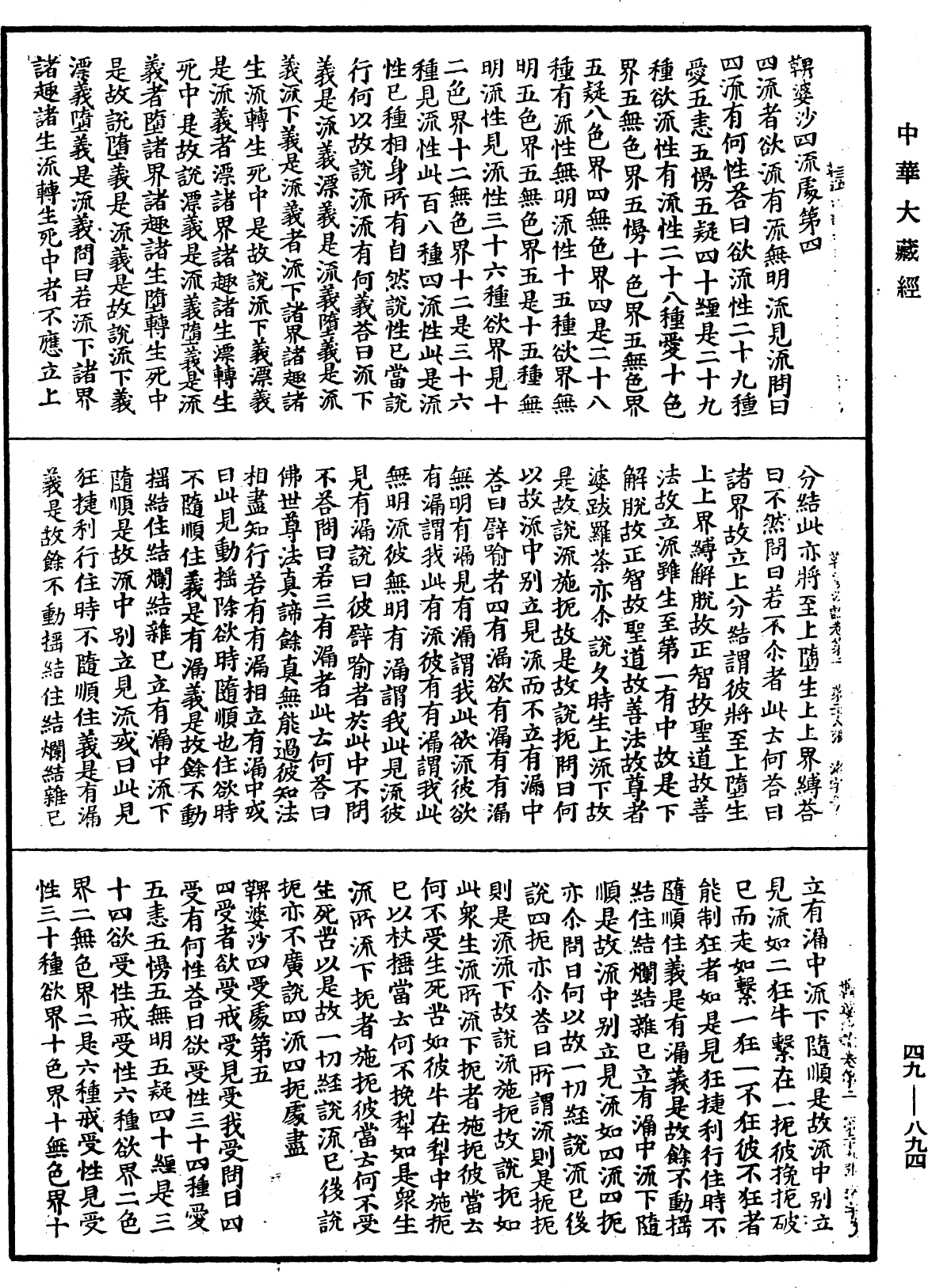 鞞婆沙論《中華大藏經》_第49冊_第0894頁