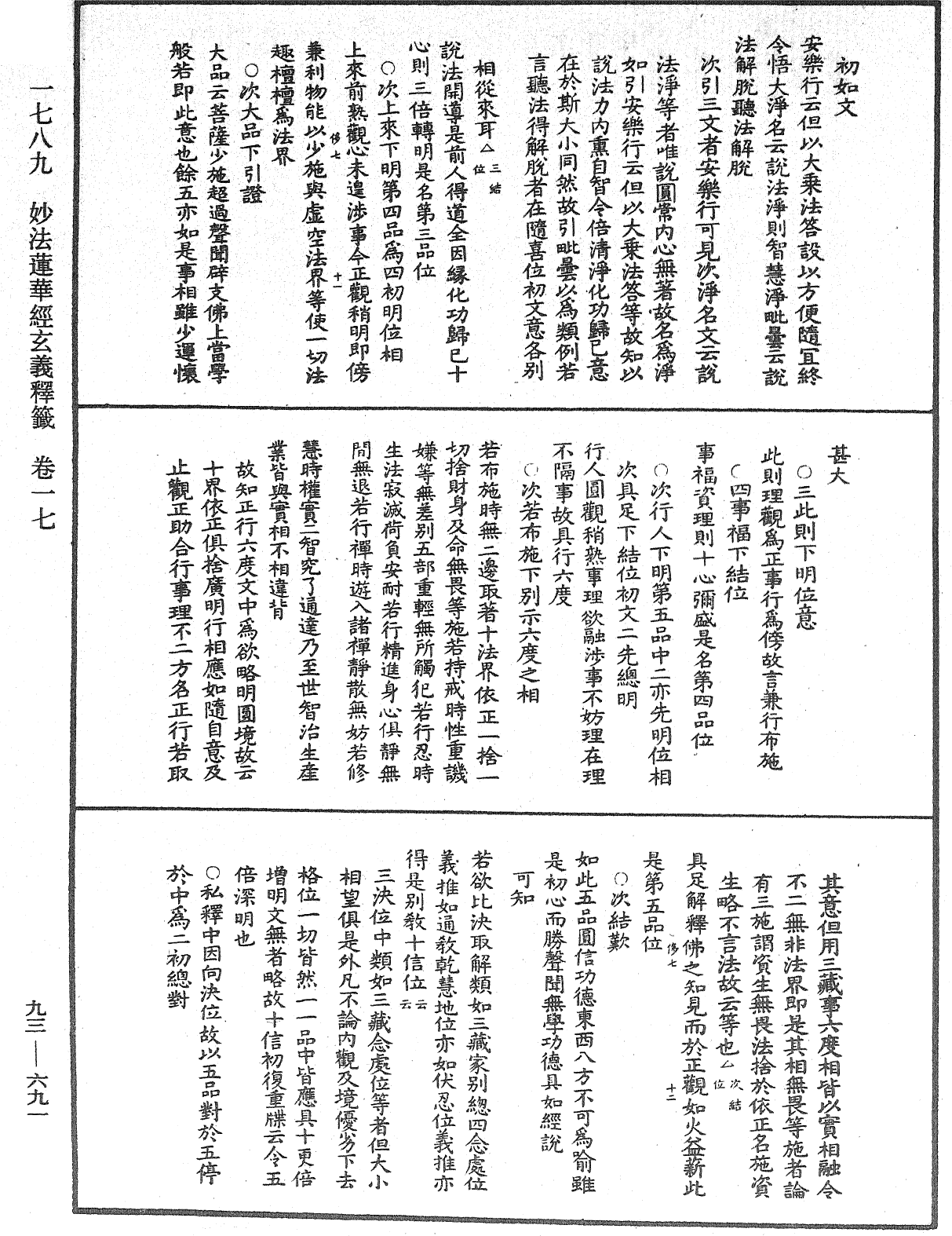 法華玄義釋籤《中華大藏經》_第93冊_第691頁