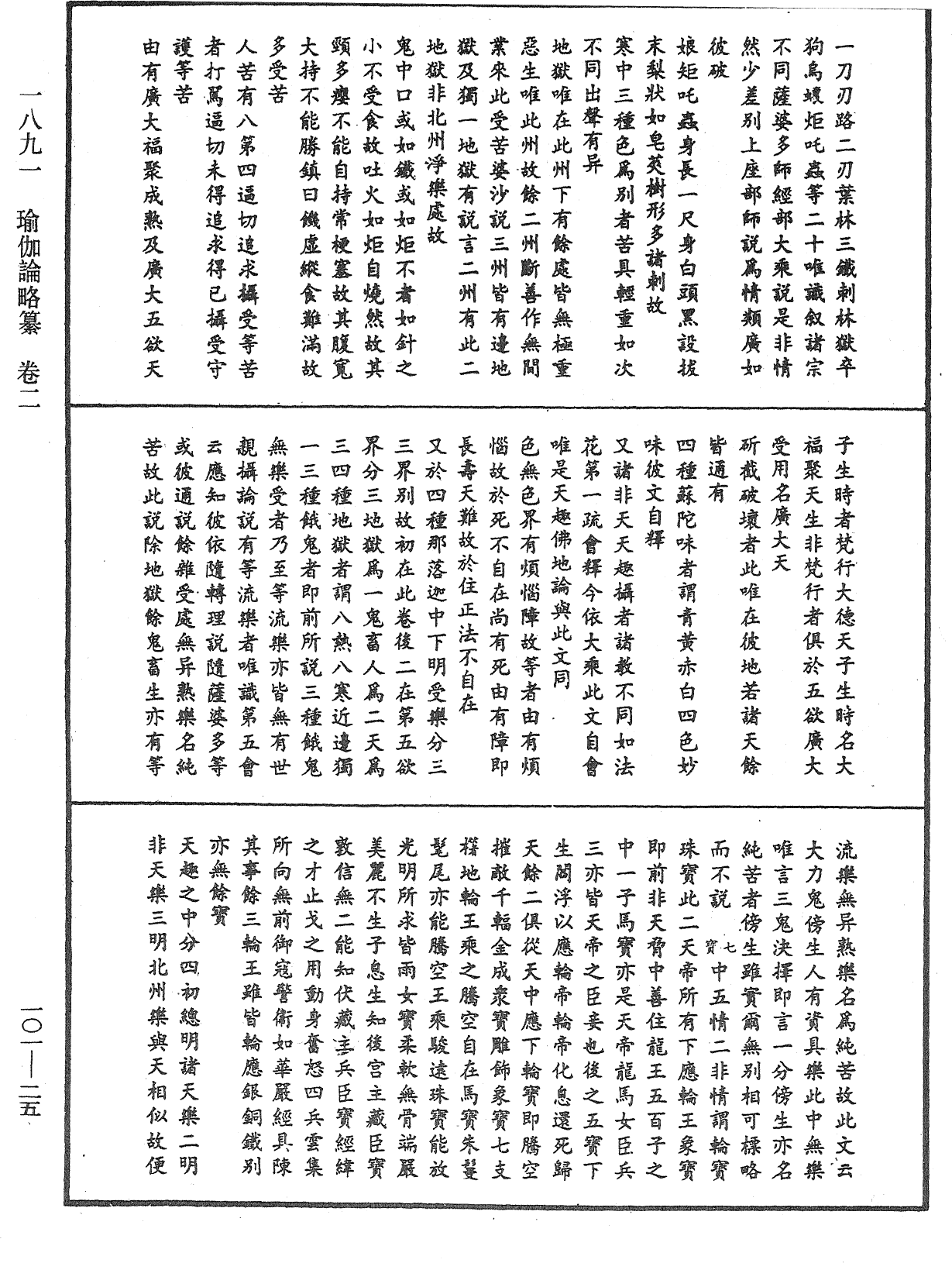 瑜伽論略纂《中華大藏經》_第101冊_第025頁