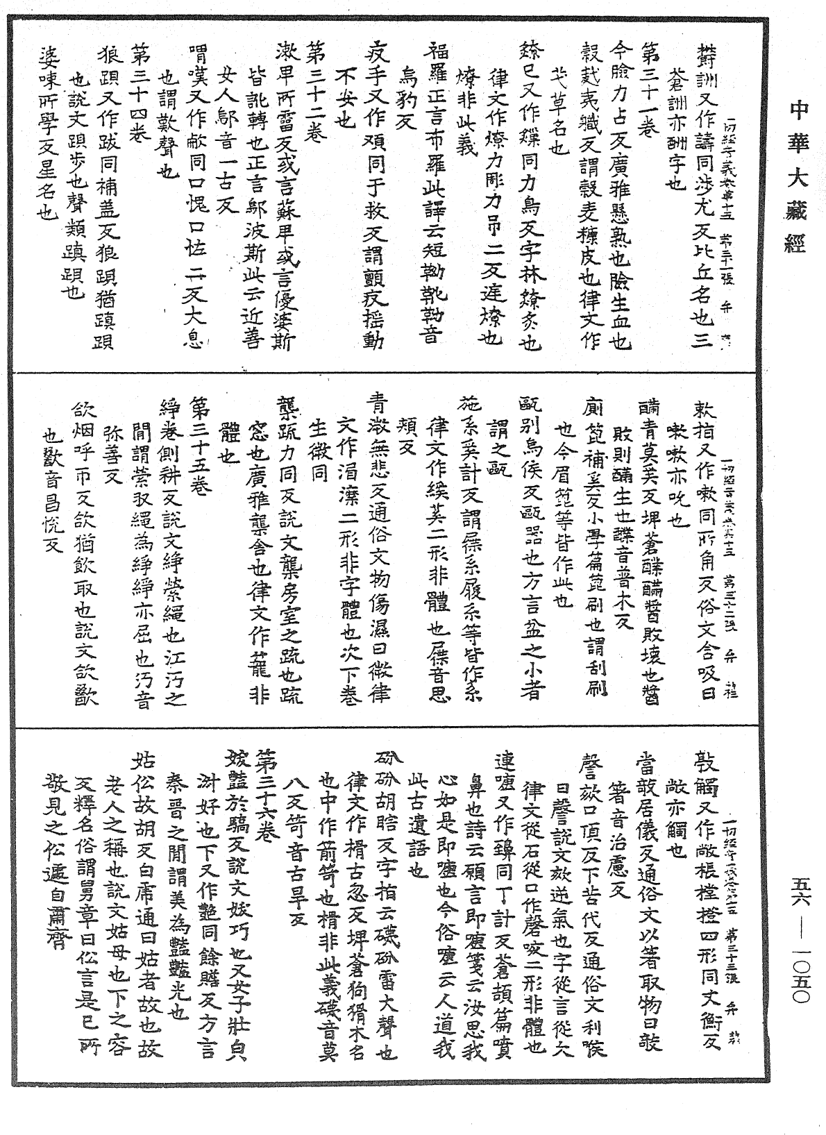File:《中華大藏經》 第56冊 第1050頁.png
