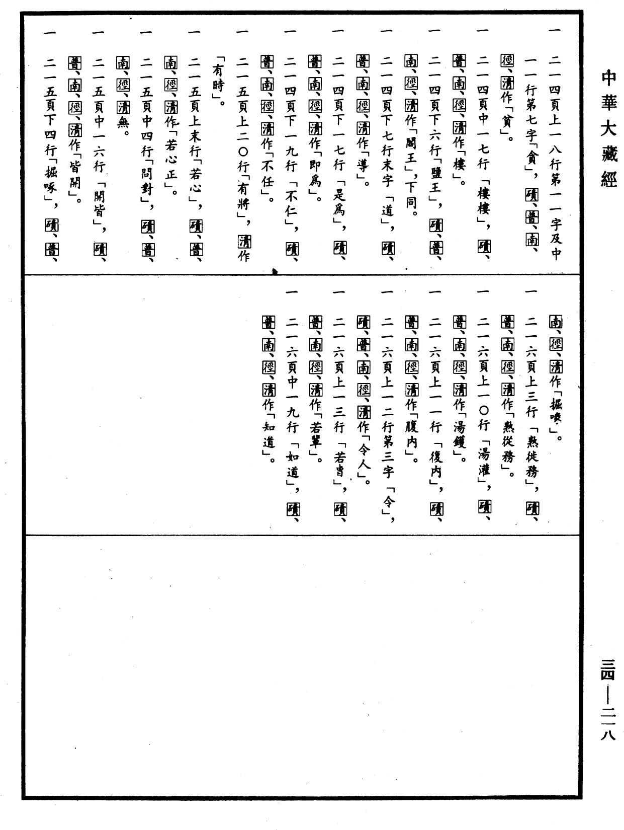 佛說泥犁經《中華大藏經》_第34冊_第0218頁