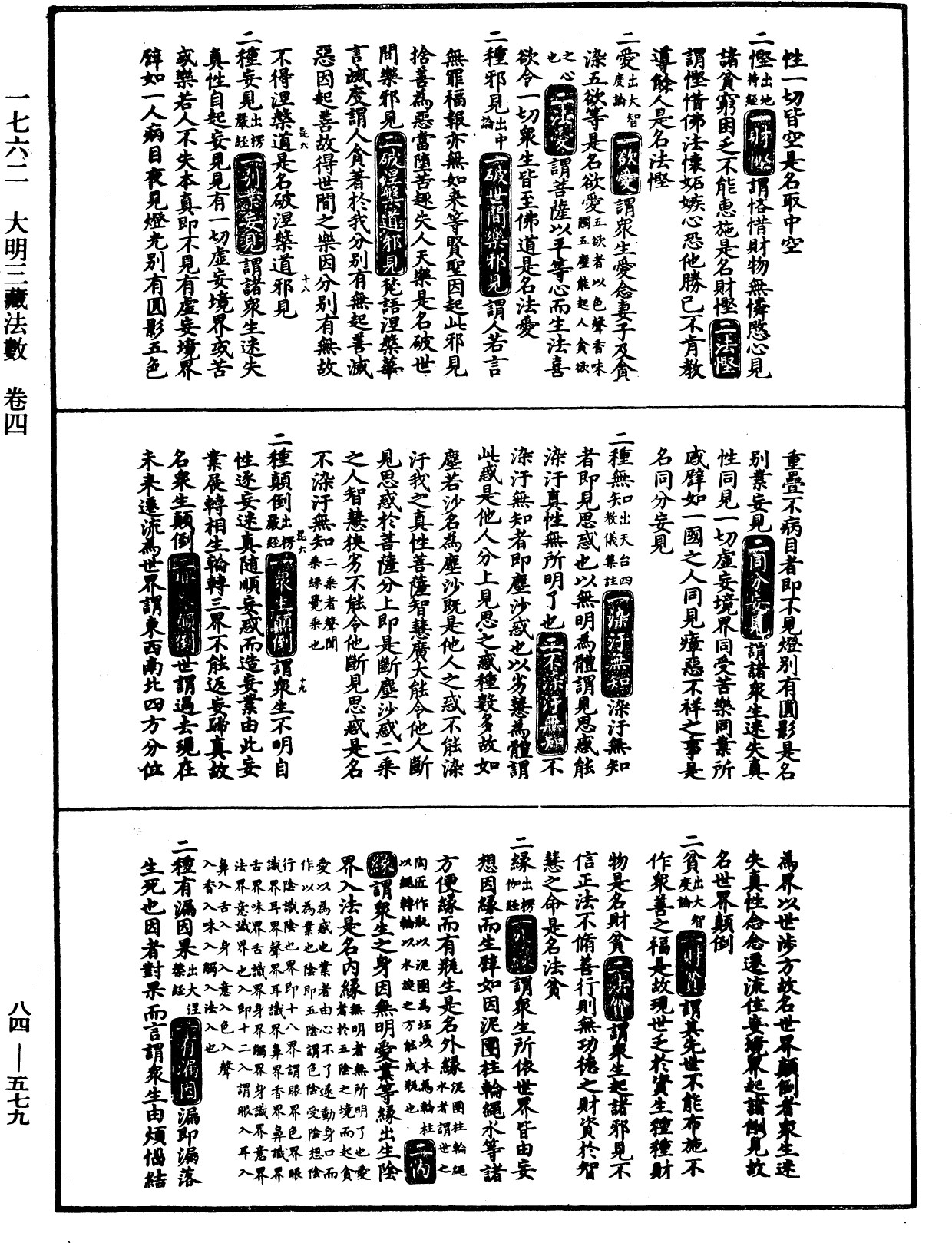 大明三藏法数(内总目二卷)《中华大藏经》_第84册_第0579页