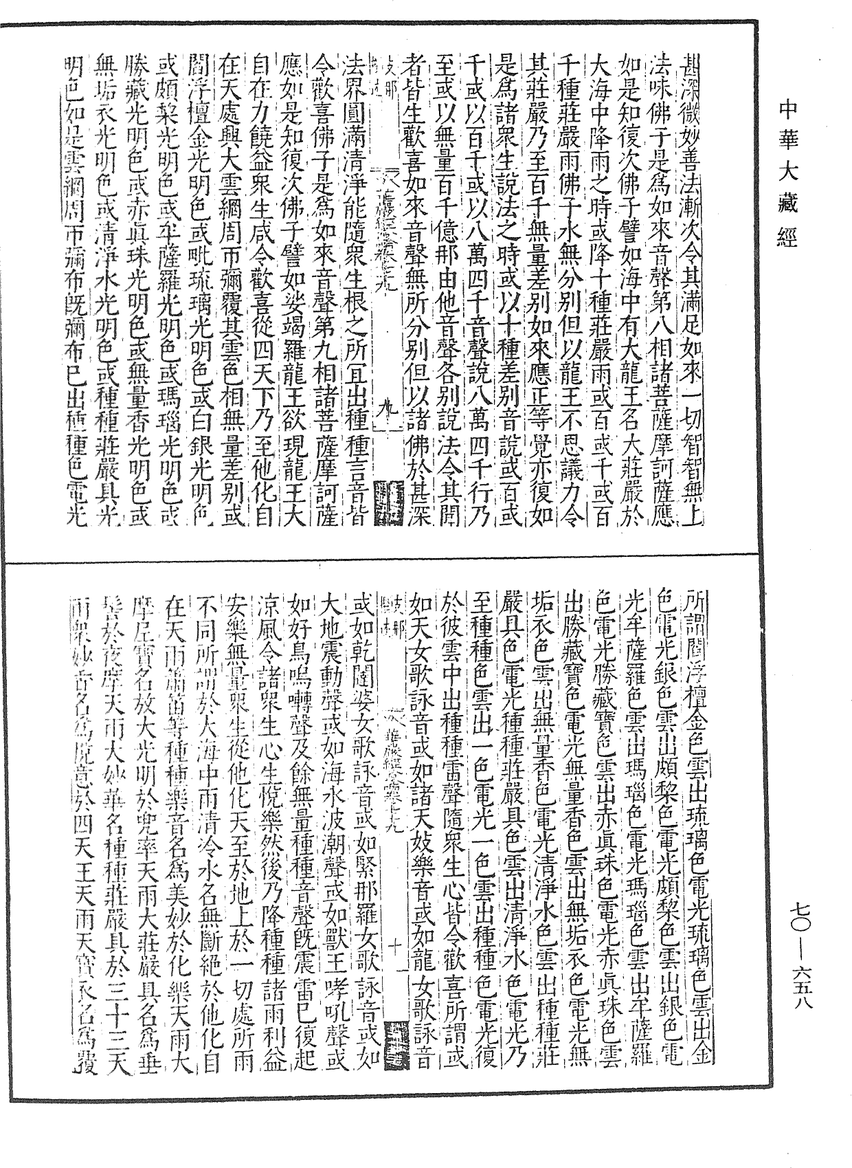 大方廣佛華嚴經合論《中華大藏經》_第70冊_第0658頁