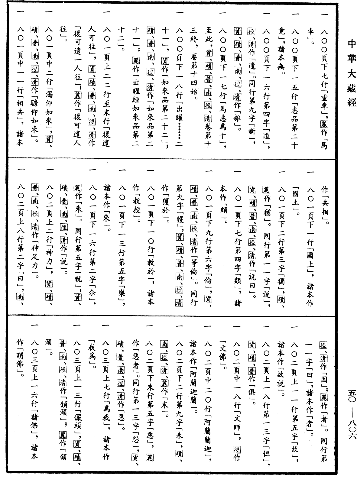 File:《中華大藏經》 第50冊 第806頁.png