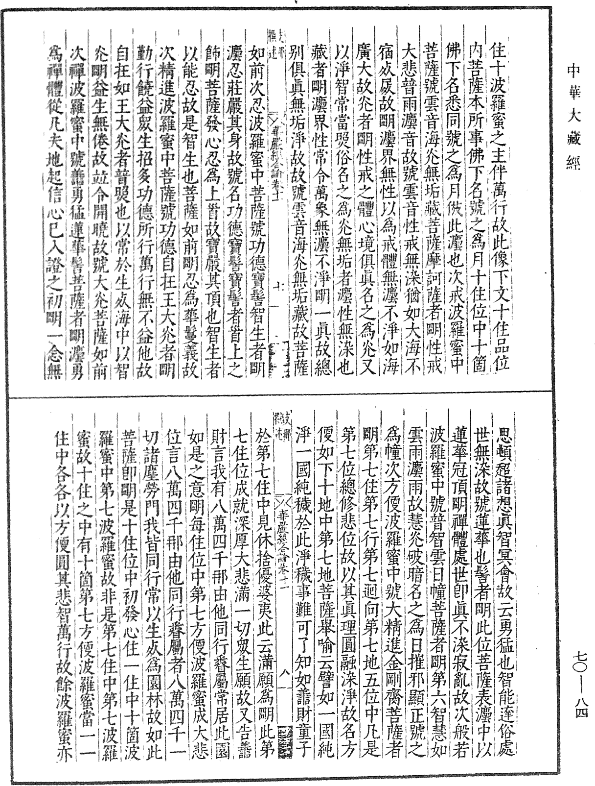 大方廣佛華嚴經合論《中華大藏經》_第70冊_第0084頁