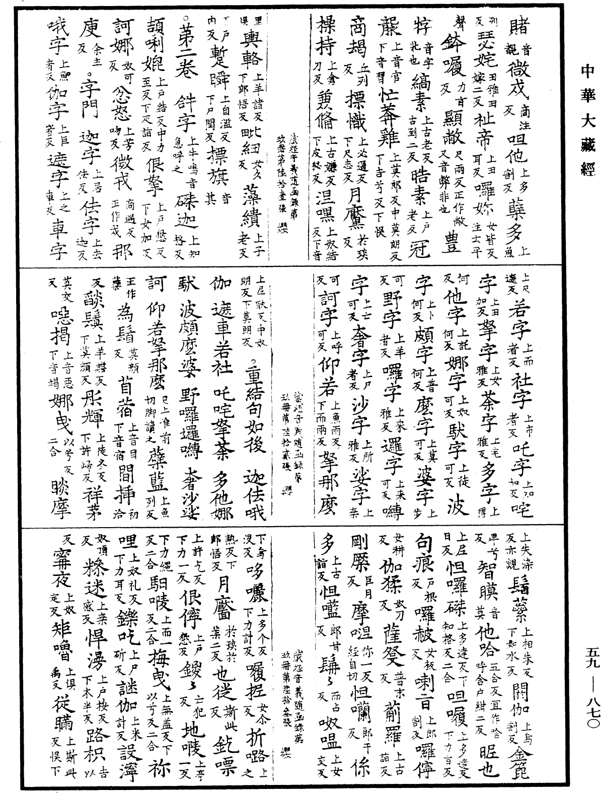 File:《中華大藏經》 第59冊 第0870頁.png