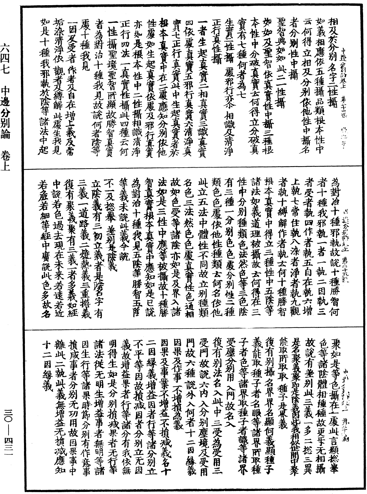 中邊分別論《中華大藏經》_第30冊_第0431頁