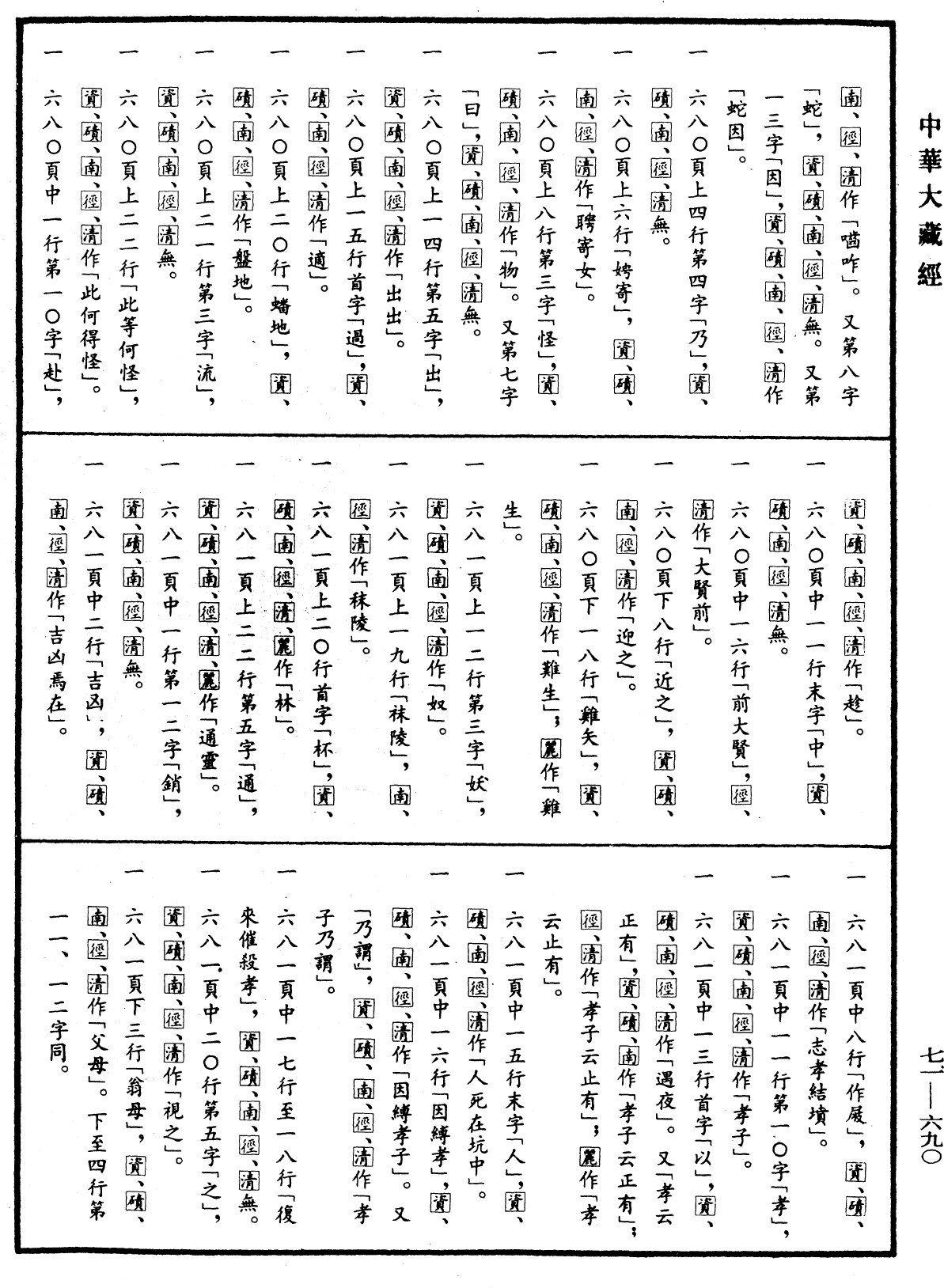 File:《中華大藏經》 第71冊 第690頁.png