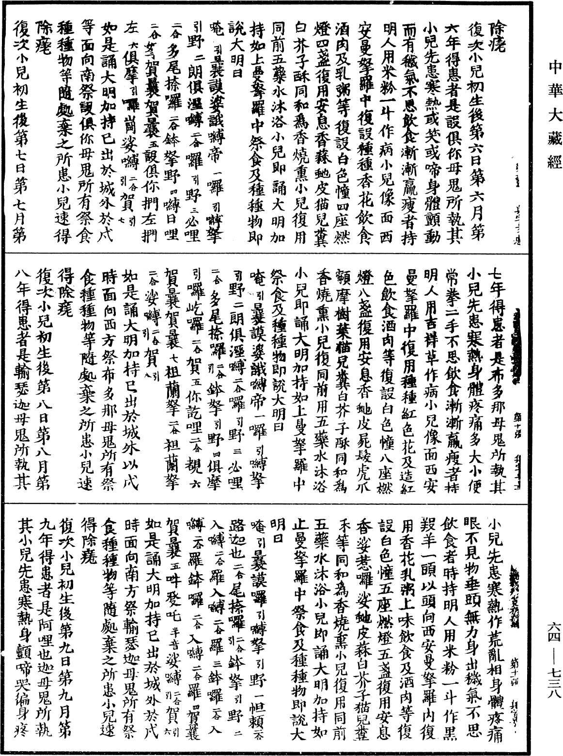 File:《中華大藏經》 第64冊 第0738頁.png