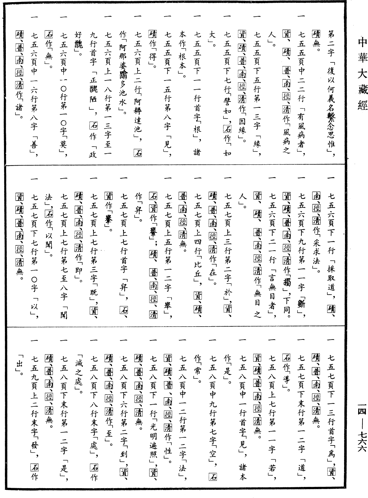 File:《中華大藏經》 第14冊 第766頁.png
