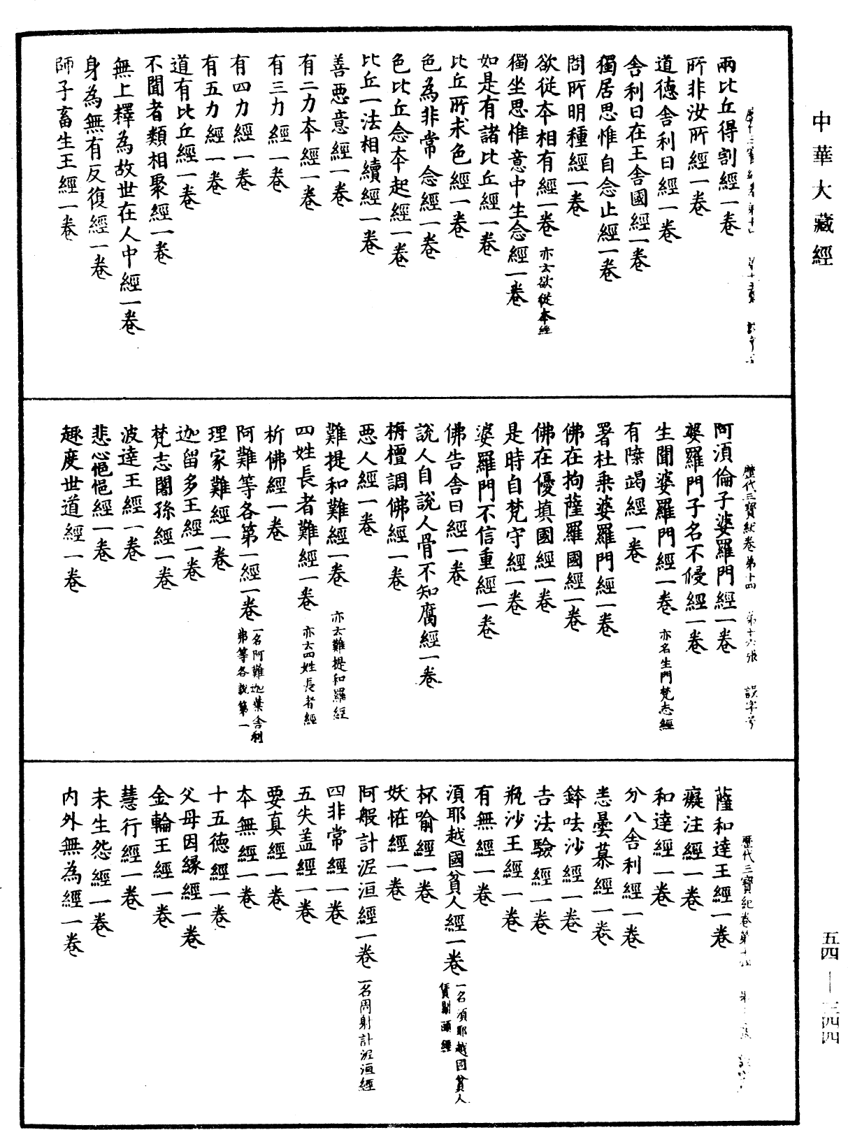 歷代三寶紀《中華大藏經》_第54冊_第344頁