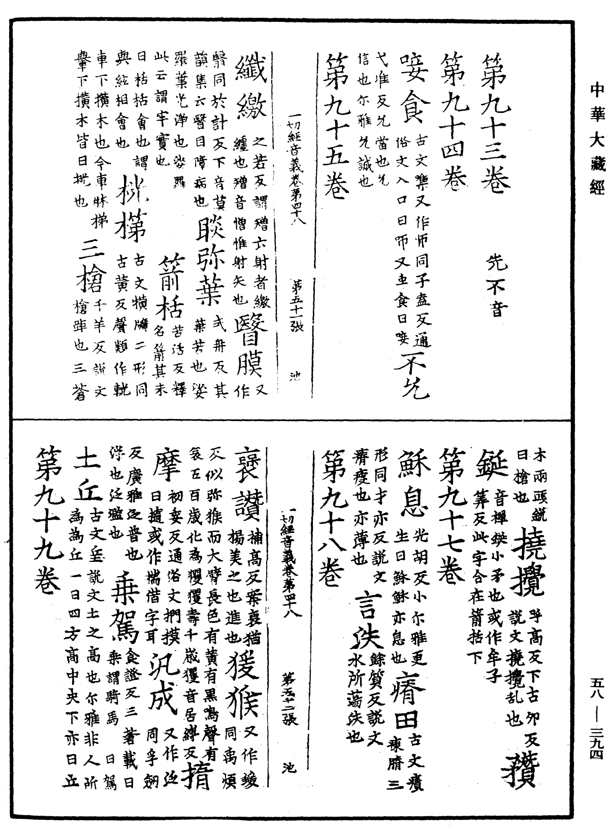 File:《中華大藏經》 第58冊 第0394頁.png