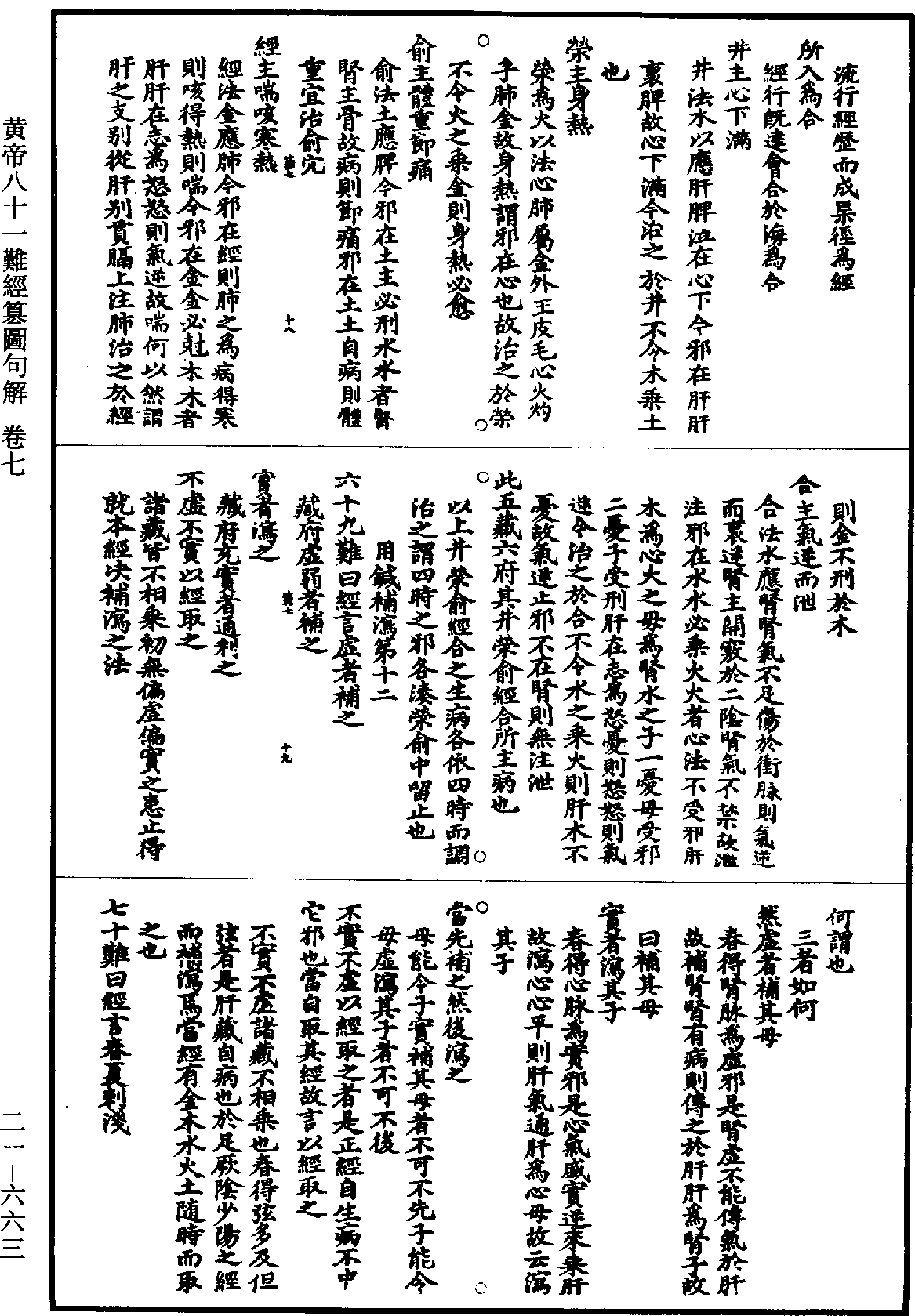 黃帝八十一難經纂圖句解《道藏》第21冊_第663頁