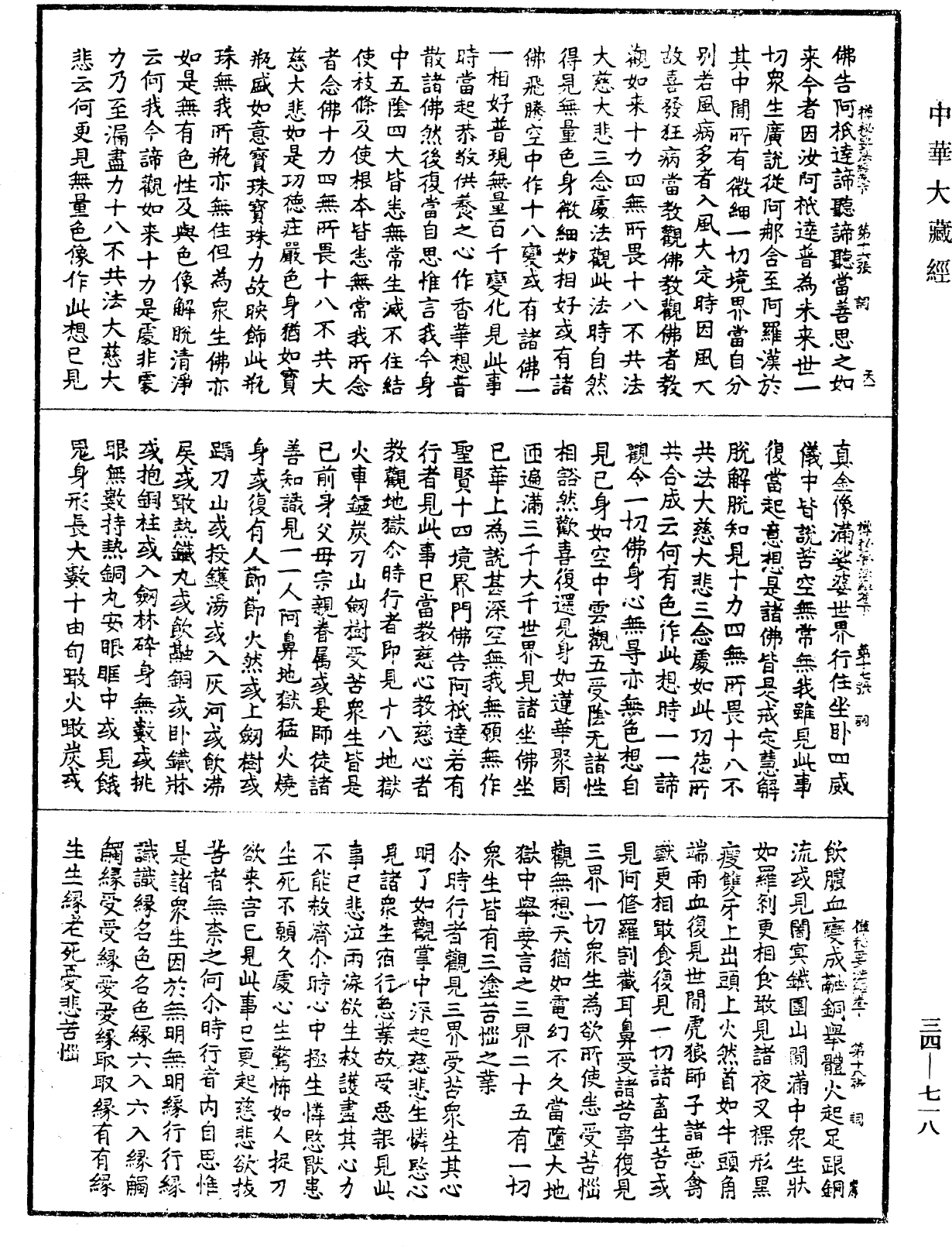File:《中華大藏經》 第34冊 第0718頁.png