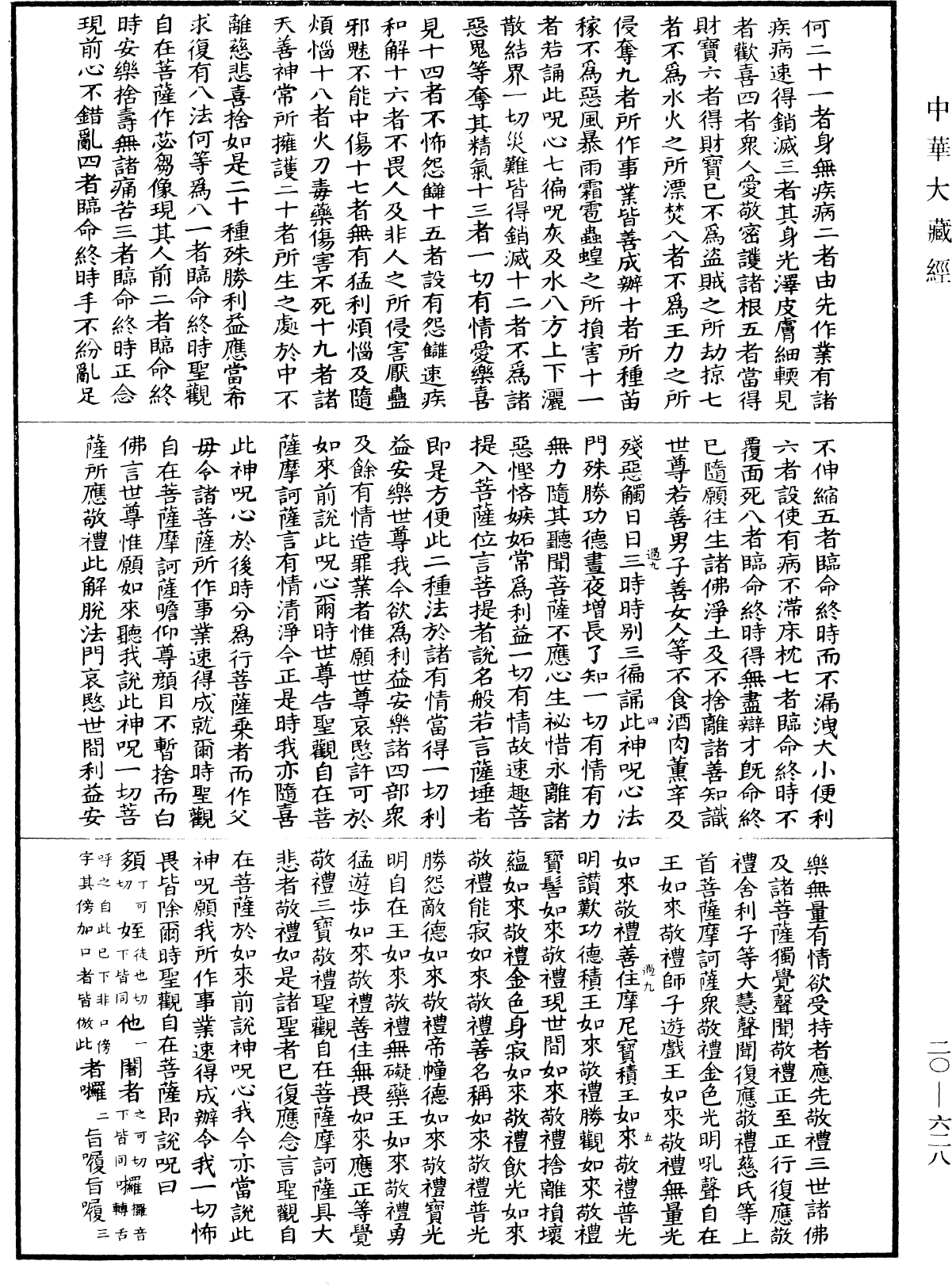 File:《中華大藏經》 第20冊 第0628頁.png