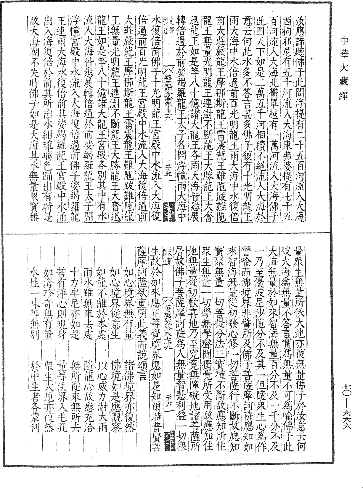 大方廣佛華嚴經合論《中華大藏經》_第70冊_第0666頁