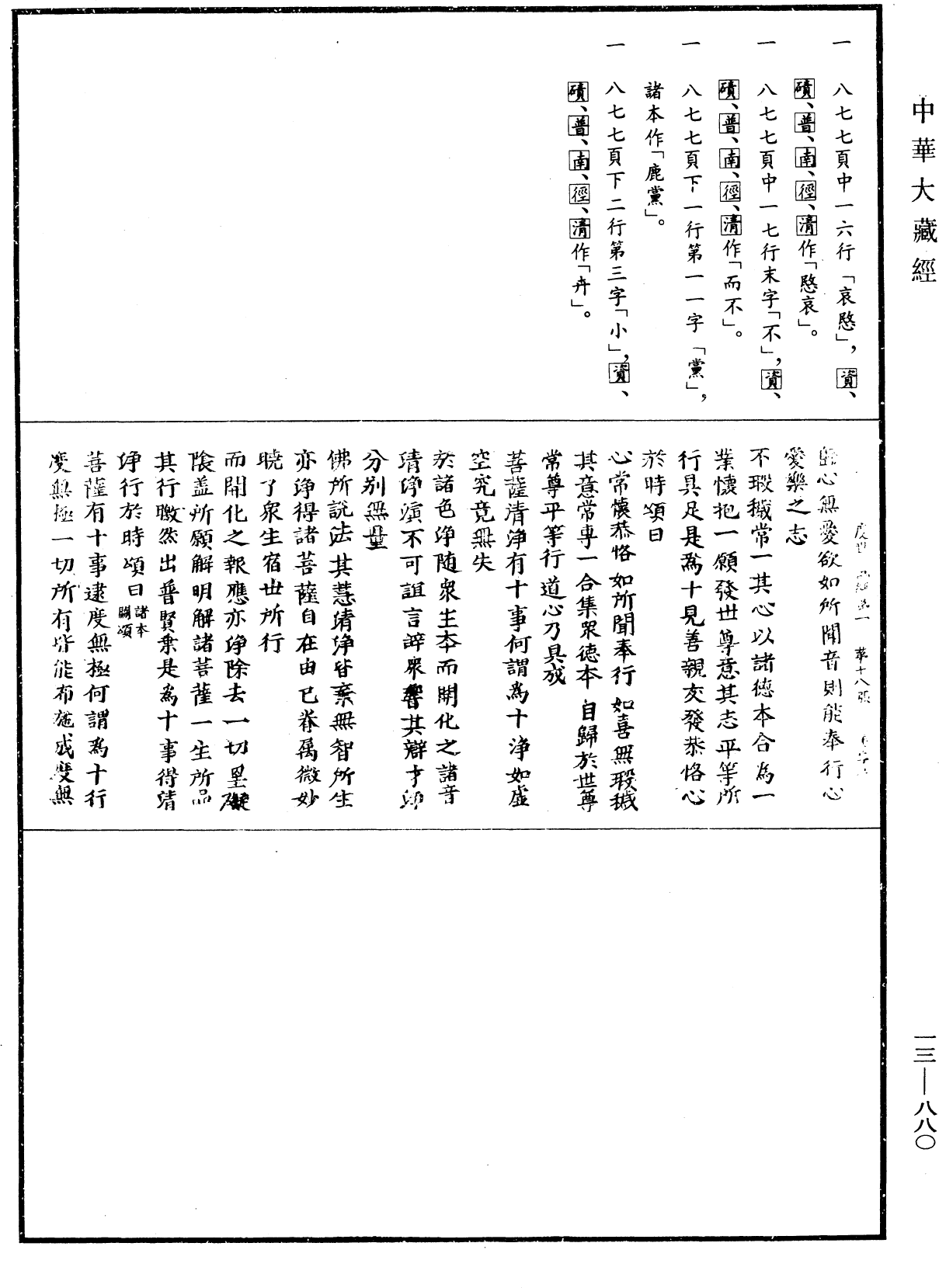 度世品經《中華大藏經》_第13冊_第880頁