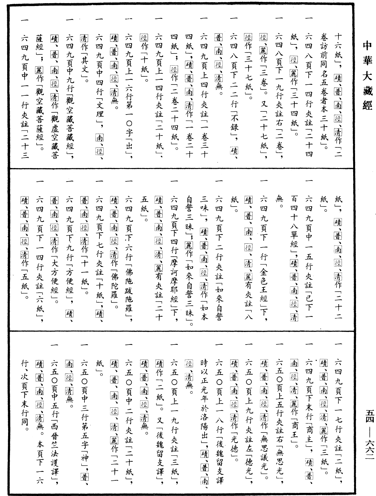 File:《中華大藏經》 第54冊 第662頁.png