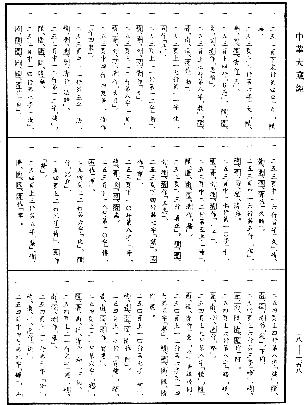 File:《中華大藏經》 第18冊 第258頁.png