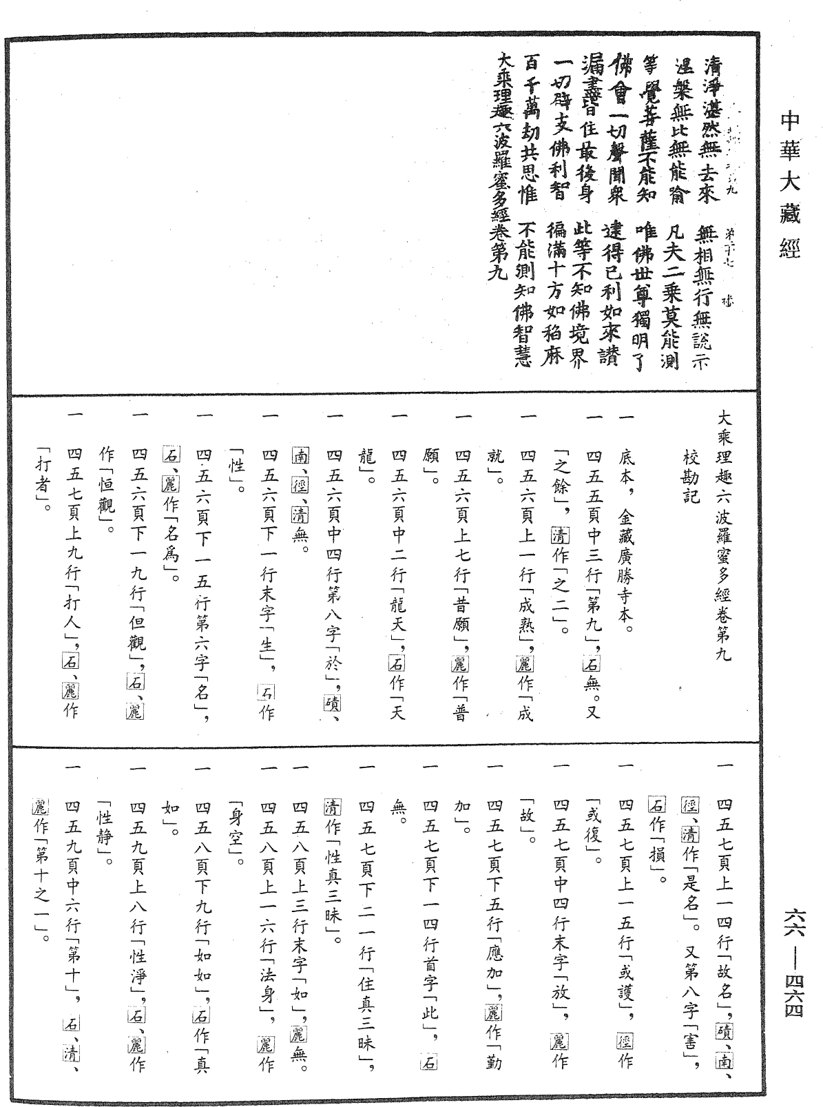 File:《中華大藏經》 第66冊 第464頁.png