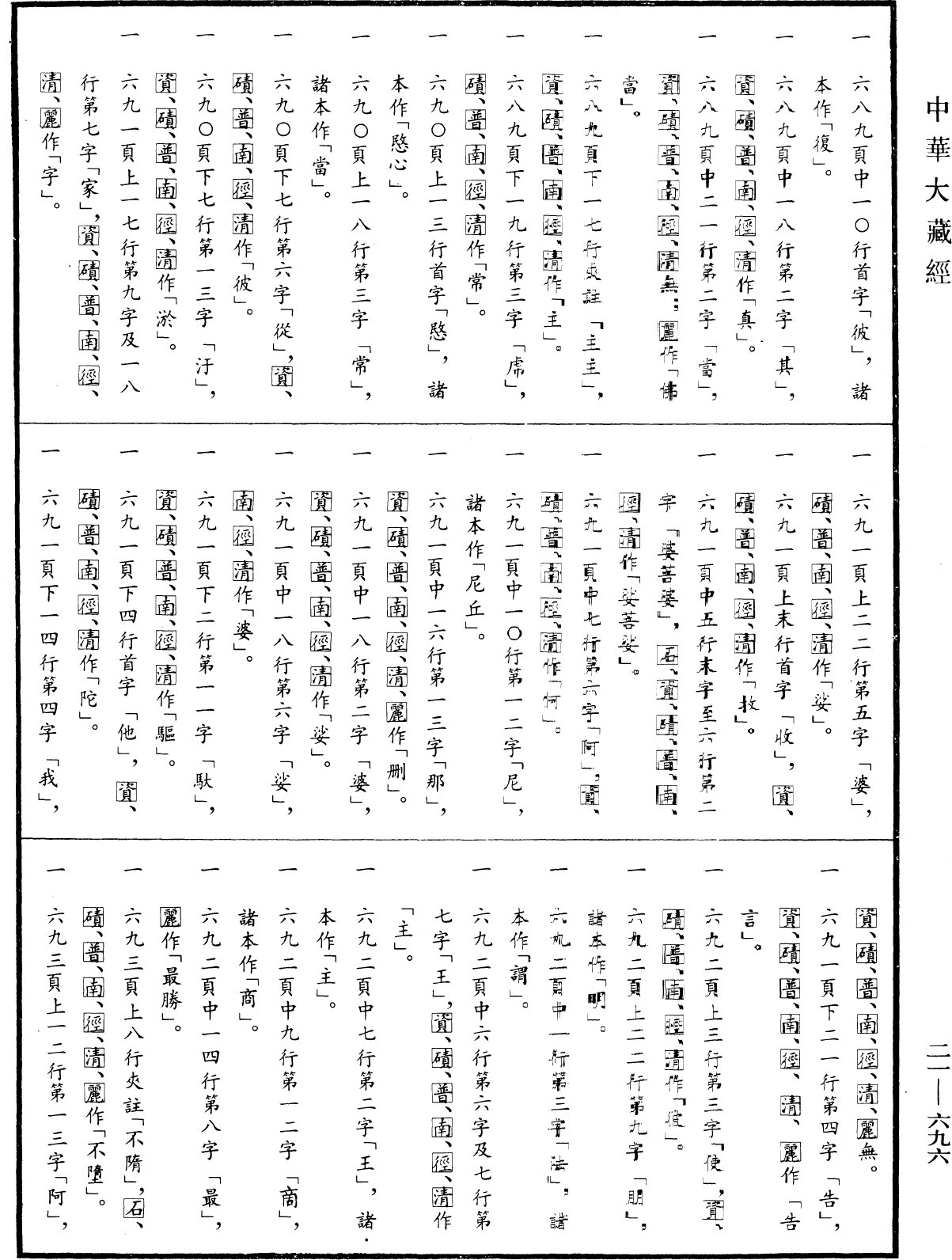 File:《中華大藏經》 第21冊 第696頁.png