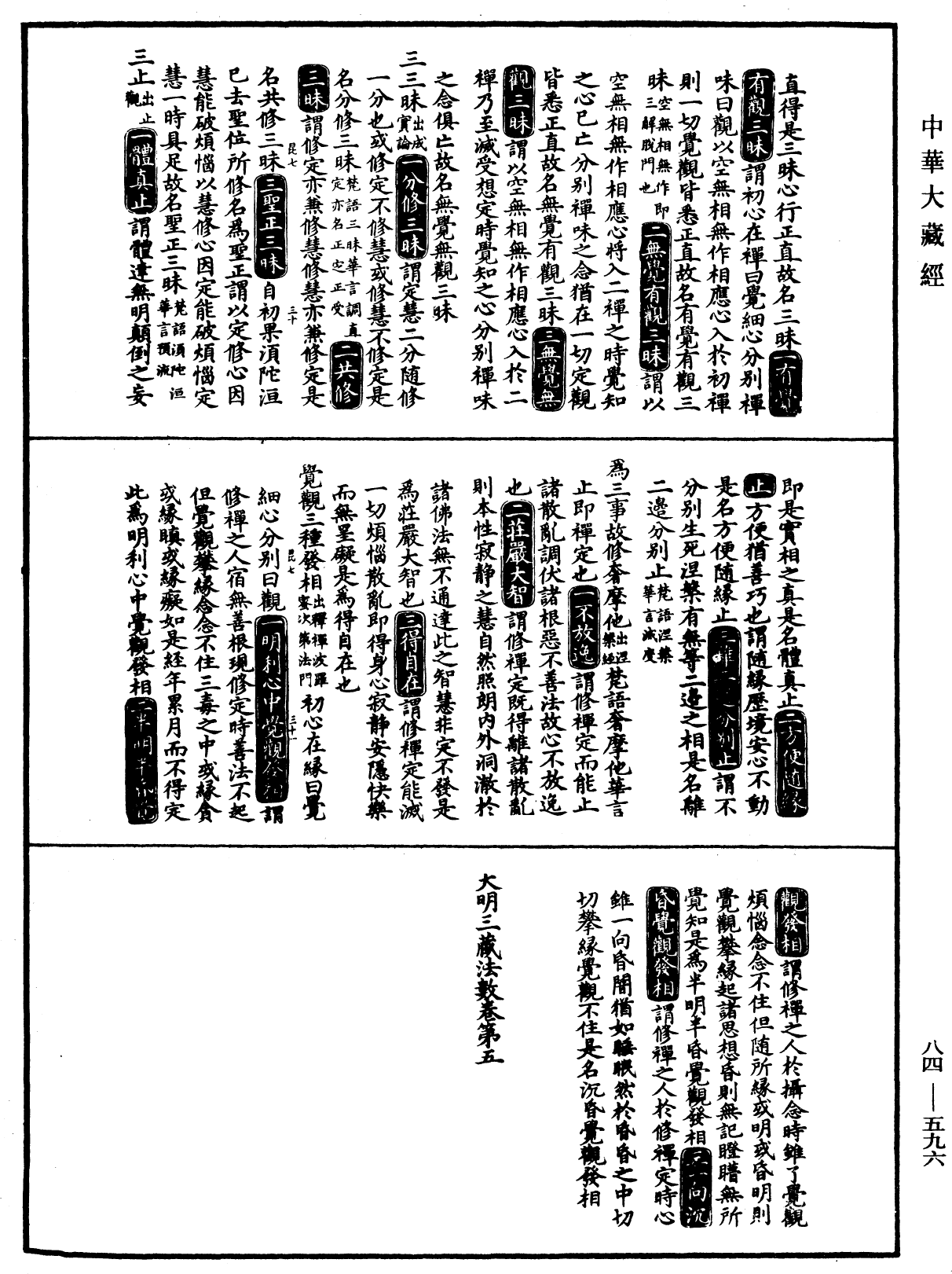 大明三藏法數(內總目二卷)《中華大藏經》_第84冊_第0596頁