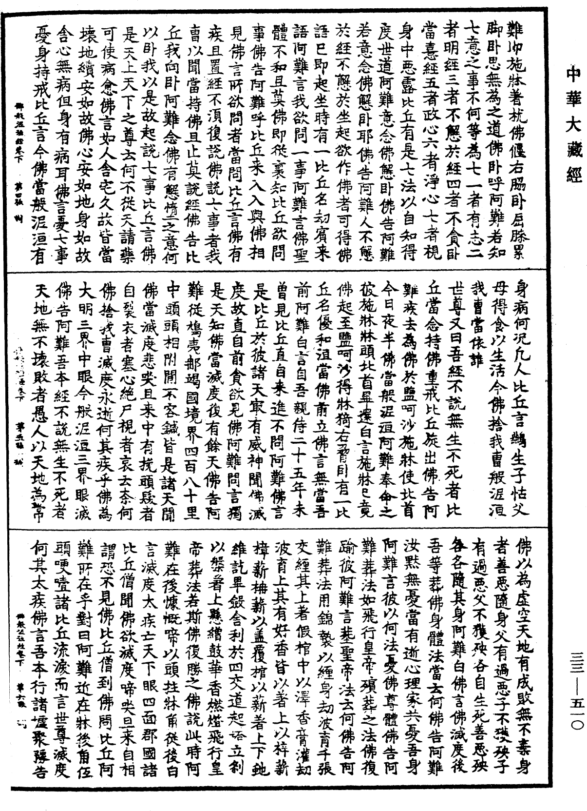 File:《中華大藏經》 第33冊 第0510頁.png