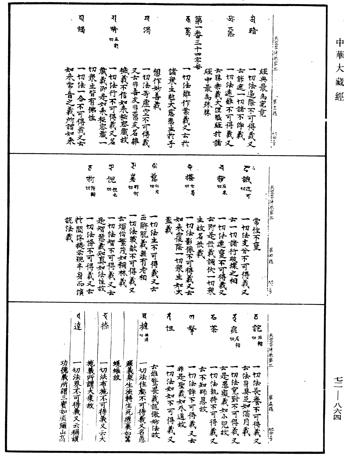 File:《中華大藏經》 第72冊 第864頁.png