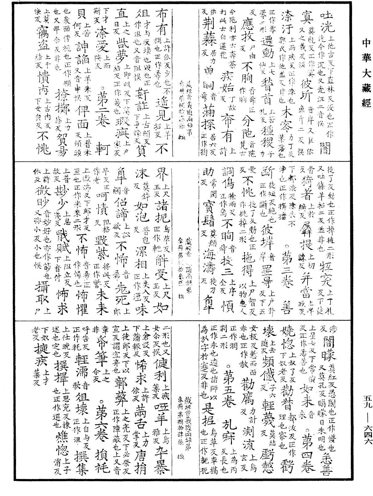 新集藏經音義隨函錄《中華大藏經》_第59冊_第0646頁