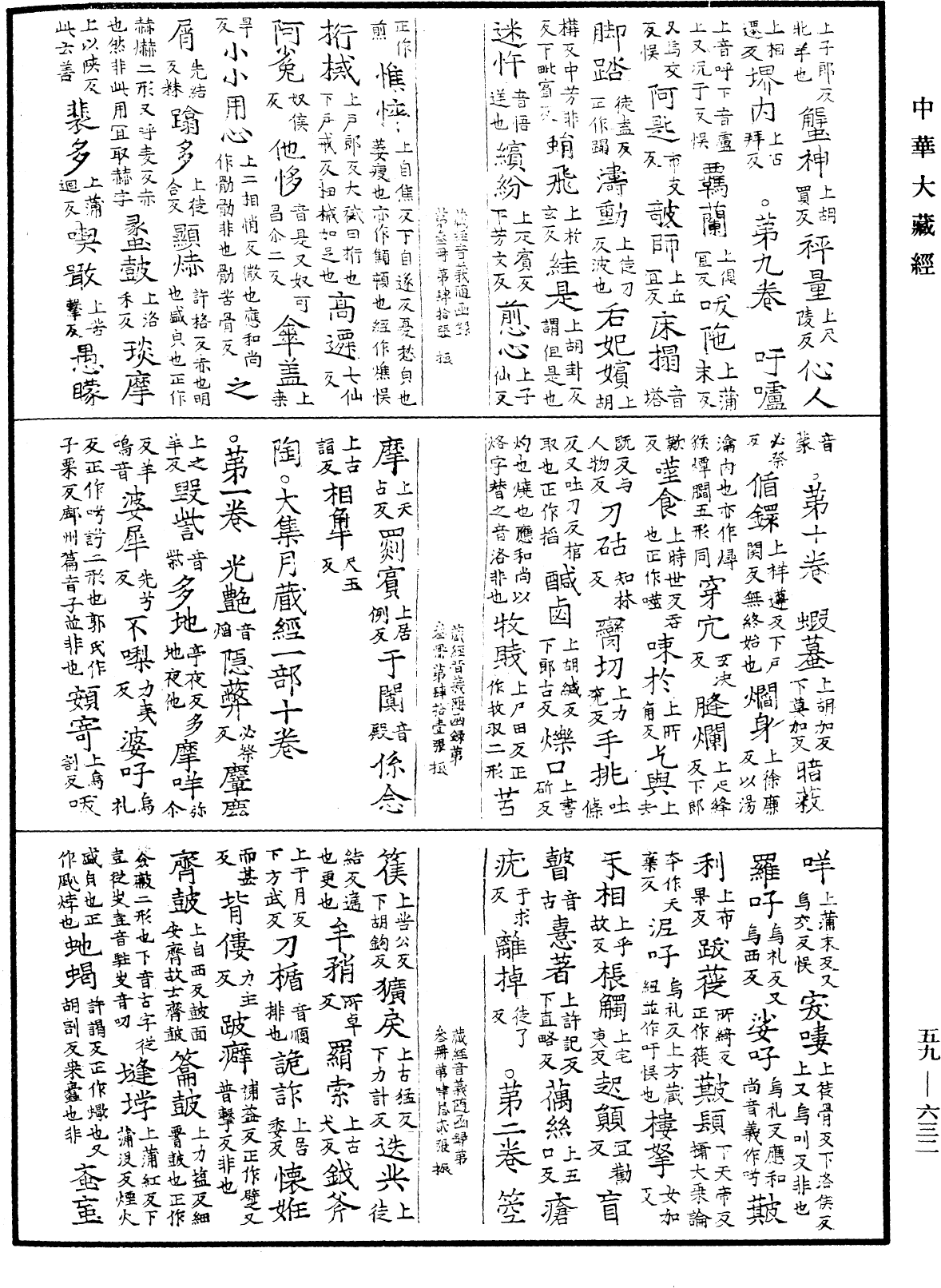 新集藏經音義隨函錄《中華大藏經》_第59冊_第0632頁